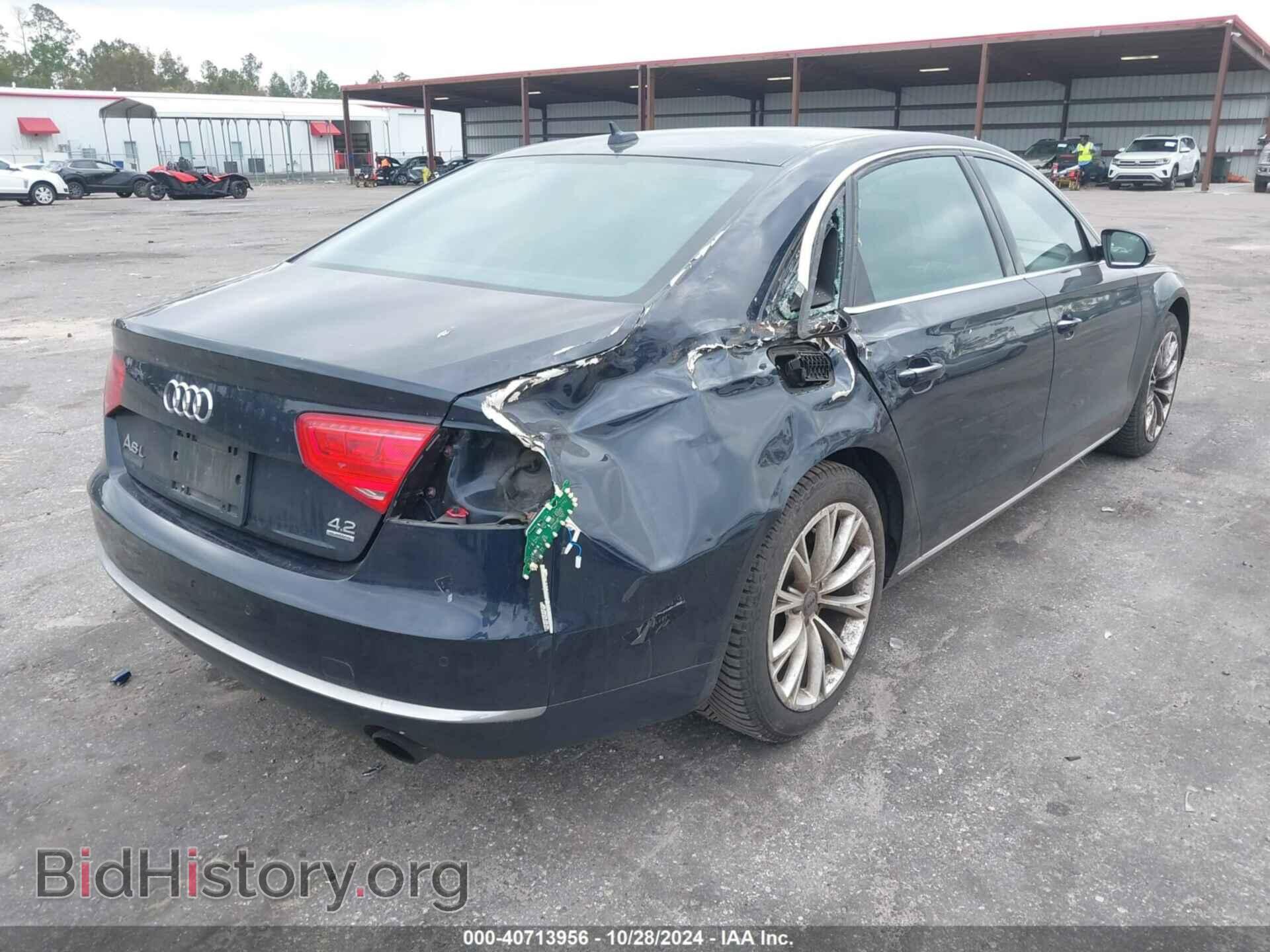 2011 AUDI A8 L - VIN: WAURVAFD4BN010350 - Фото 4