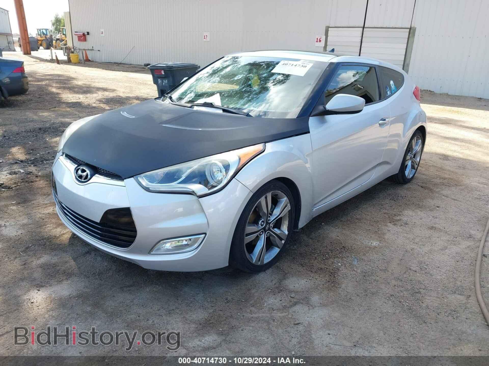2012 HYUNDAI VELOSTER - VIN: KMHTC6AD9CU075281 - Фото 2