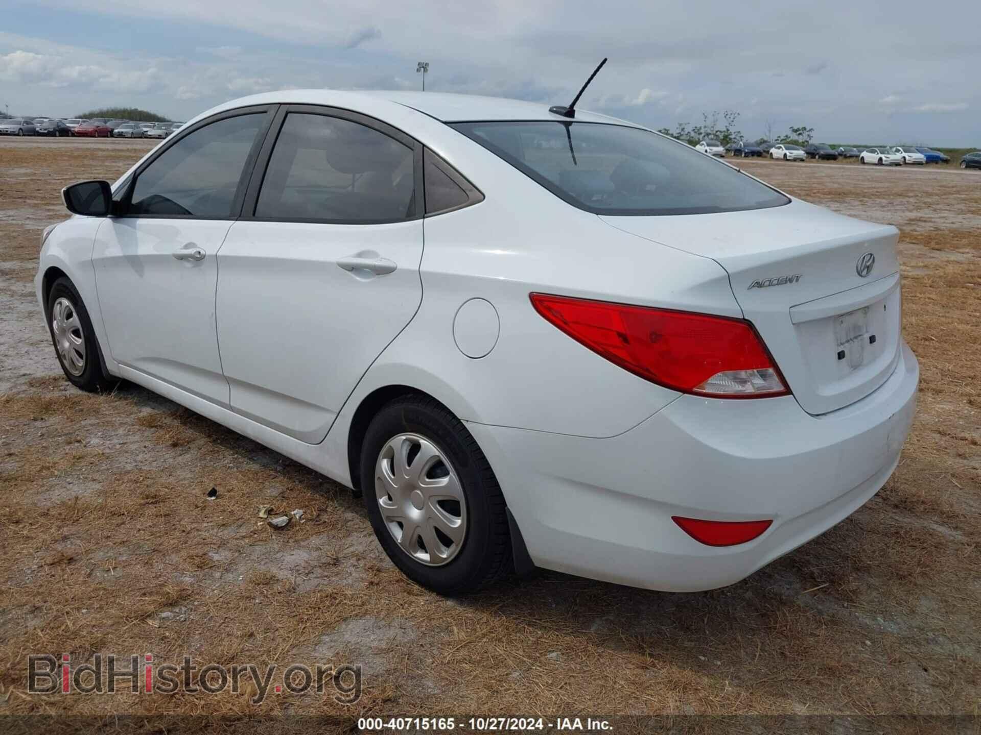 2016 HYUNDAI ACCENT - VIN: KMHCT4AE0GU103763 - Фото 3