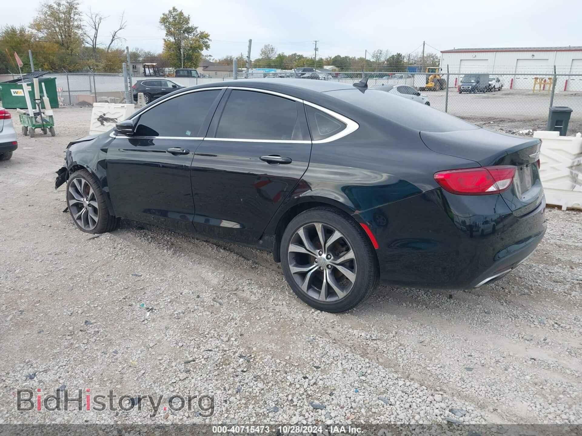 2015 CHRYSLER 200 - VIN: 1C3CCCCG0FN501839 - Фото 3