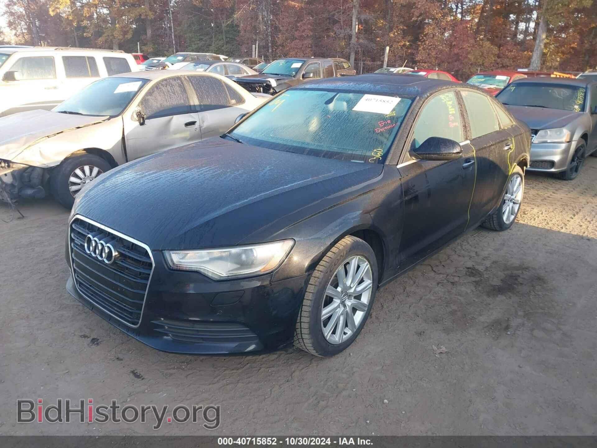 2014 AUDI A6 - VIN: WAUGFAFC4EN046250 - Фото 2
