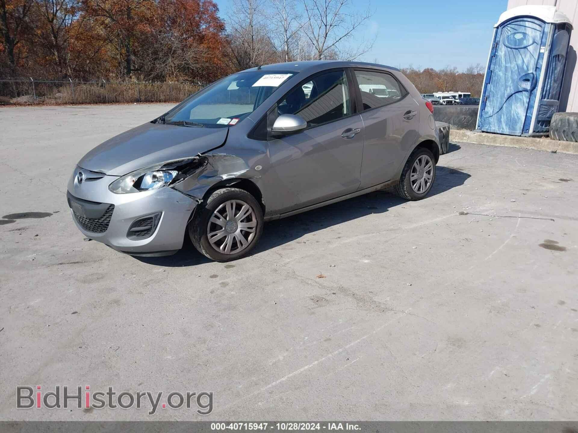 2014 MAZDA MAZDA2 - VIN: JM1DE1KZ8E0177696 - Фото 2