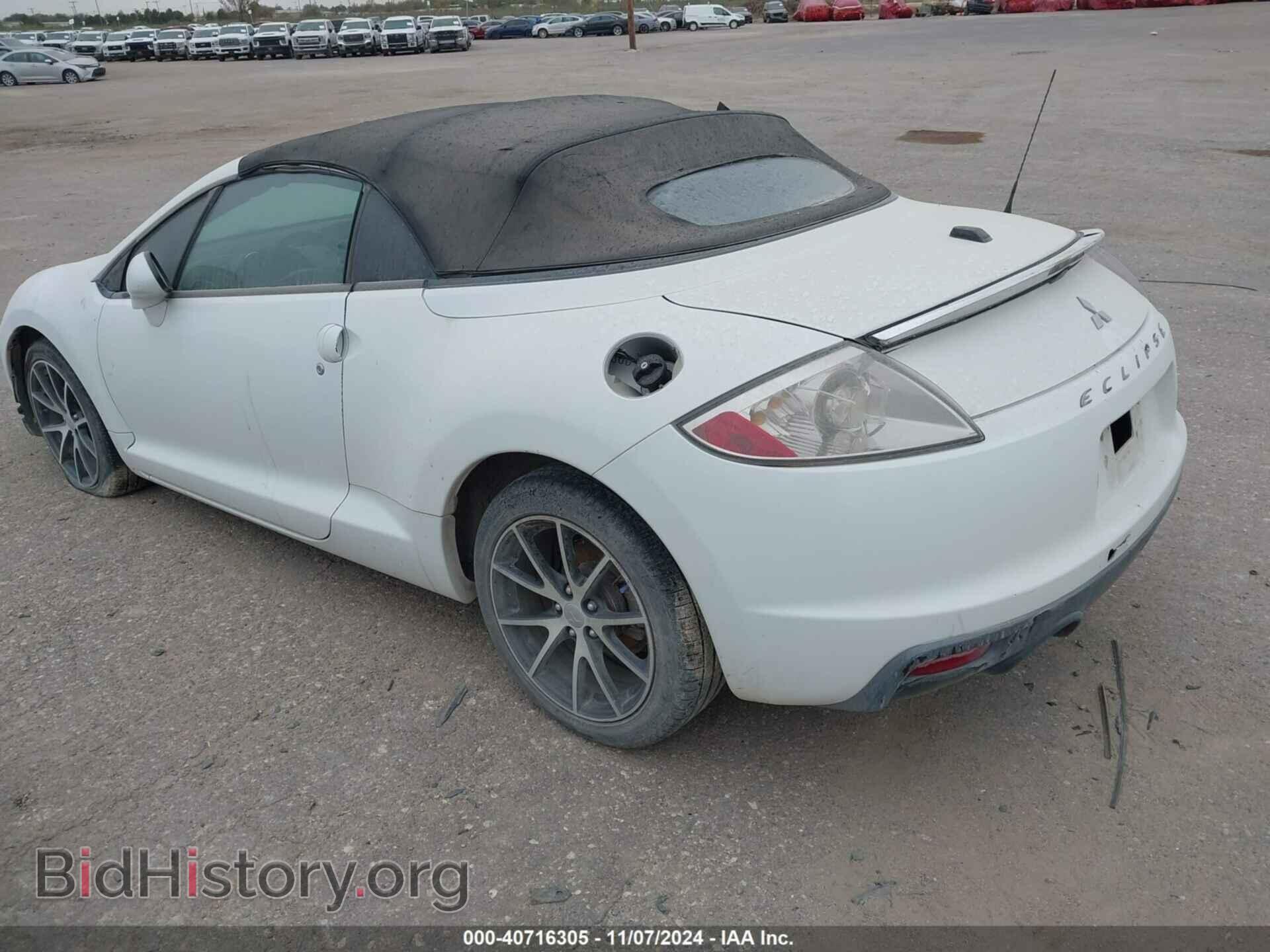 2012 MITSUBISHI ECLIPSE SPYDER - VIN: 4A37L2EF9CE001845 - Фото 3
