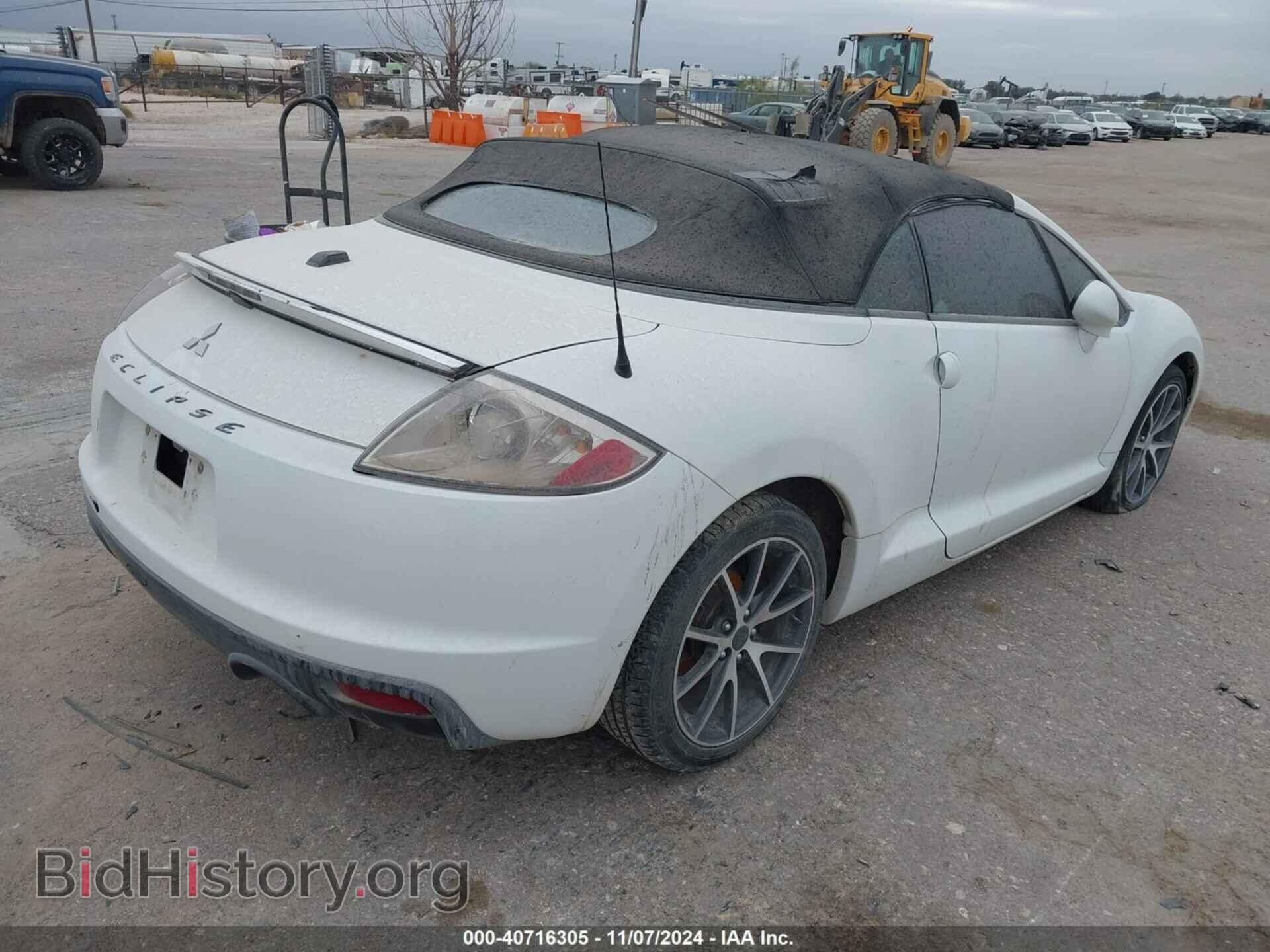 2012 MITSUBISHI ECLIPSE SPYDER - VIN: 4A37L2EF9CE001845 - Фото 4