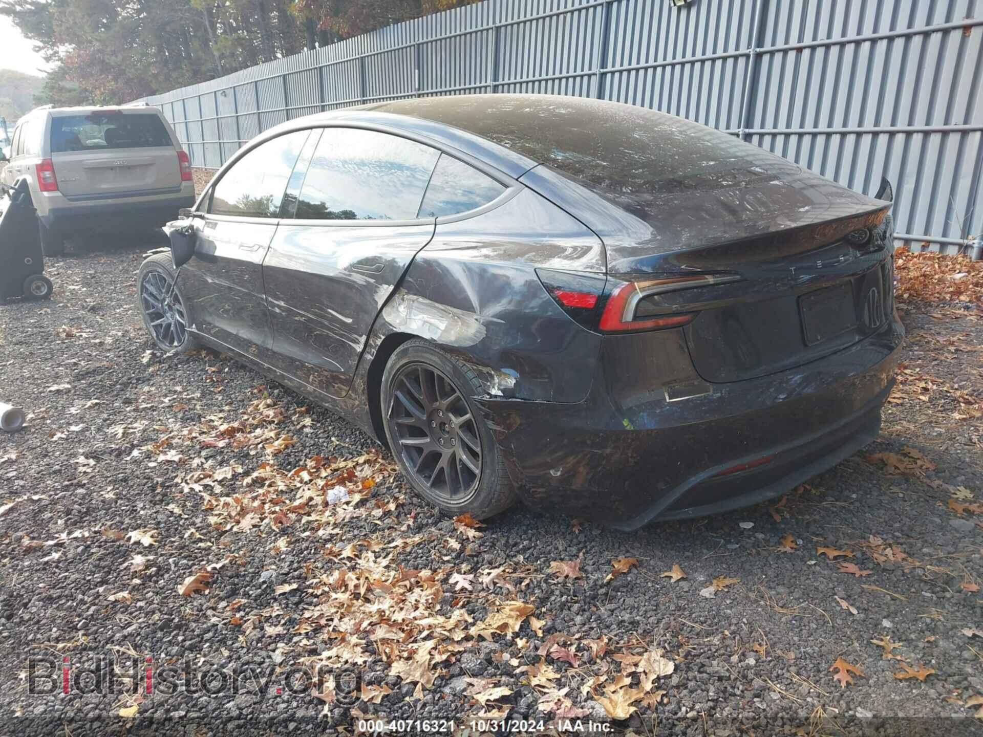 2024 TESLA MODEL 3 - VIN: 5YJ3E1EA0RF750468 - Фото 3