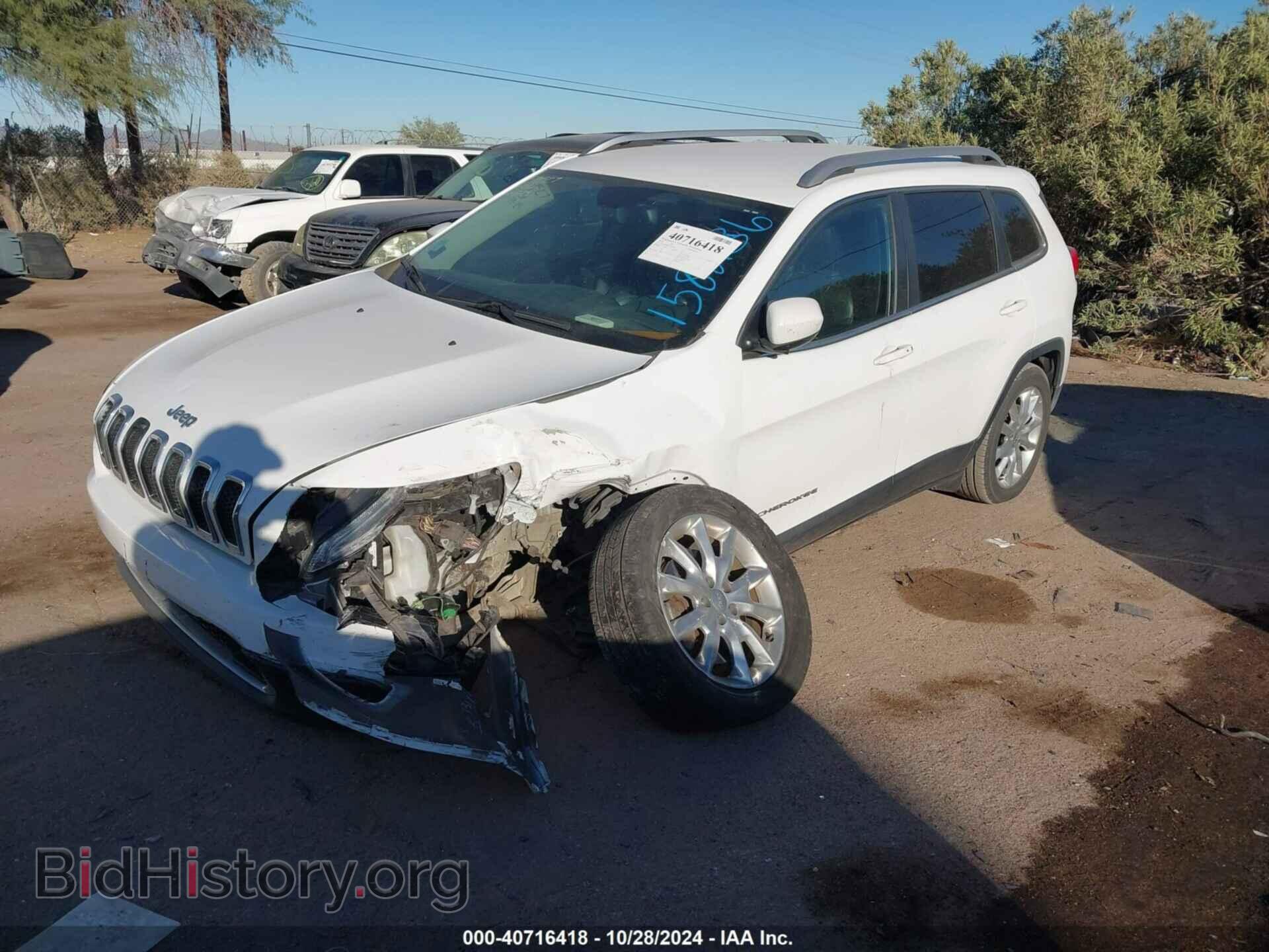2016 JEEP CHEROKEE - VIN: 1C4PJLDB9GW158286 - Фото 2