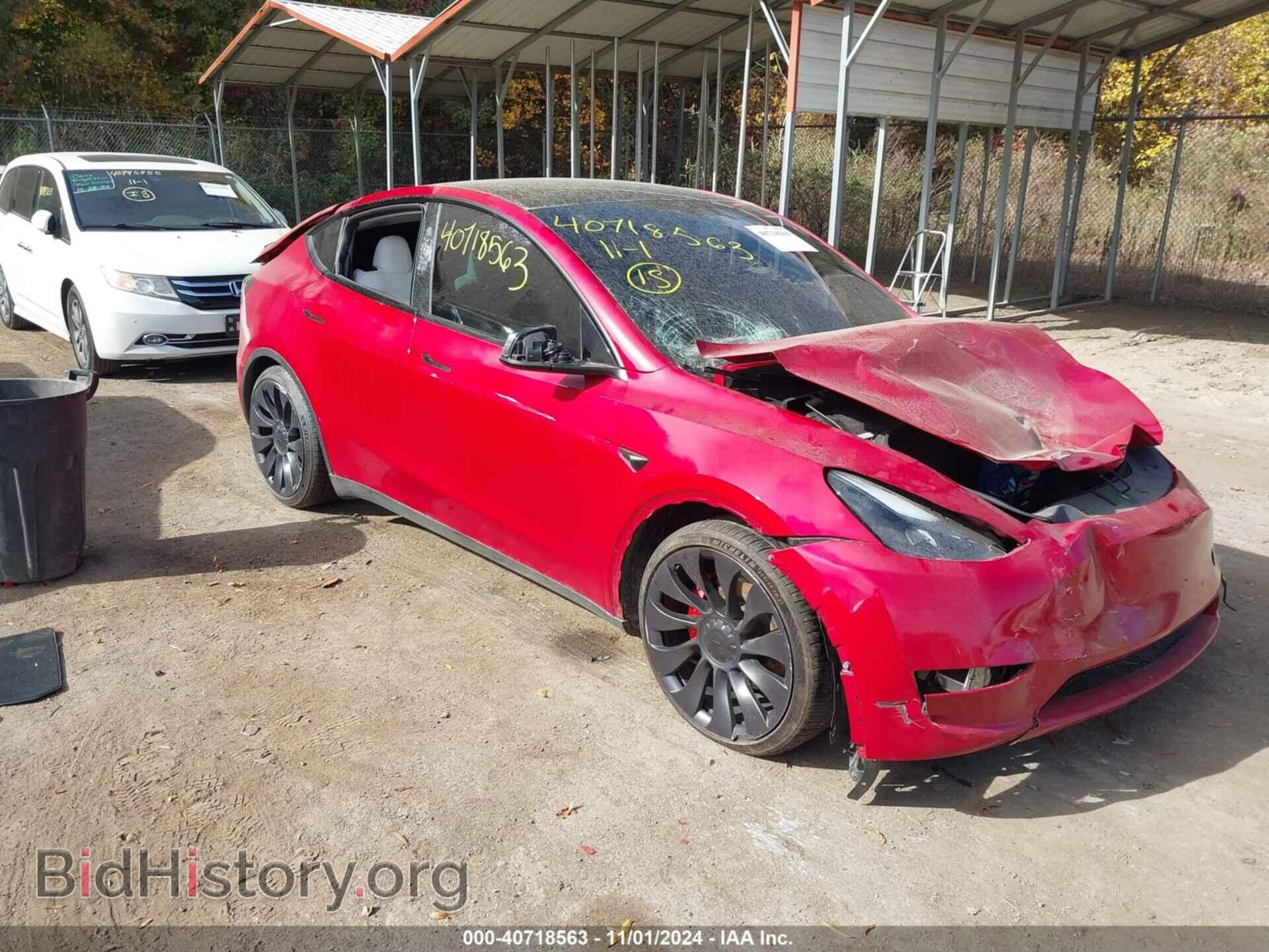 Фотография 7SAYGDEF6PF870935 - TESLA MODEL Y 2023