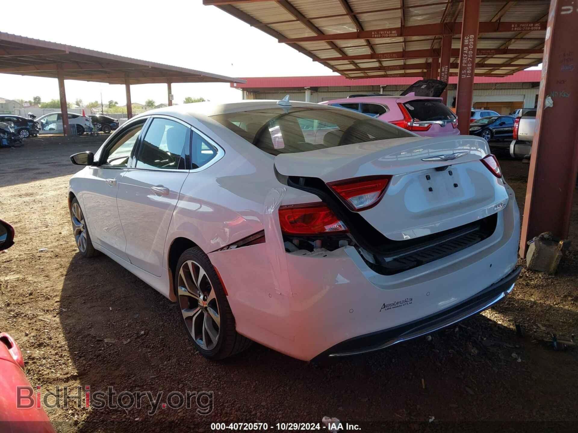 2015 CHRYSLER 200 - VIN: 1C3CCCCB8FN558102 - Фото 3