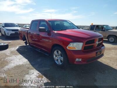 2012 RAM 1500 ST, red — VIN 1C6RD6KTXCS197135, IAAI