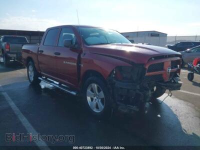 2012 RAM 1500 ST, red — VIN 1C6RD7KT4CS144498, IAAI