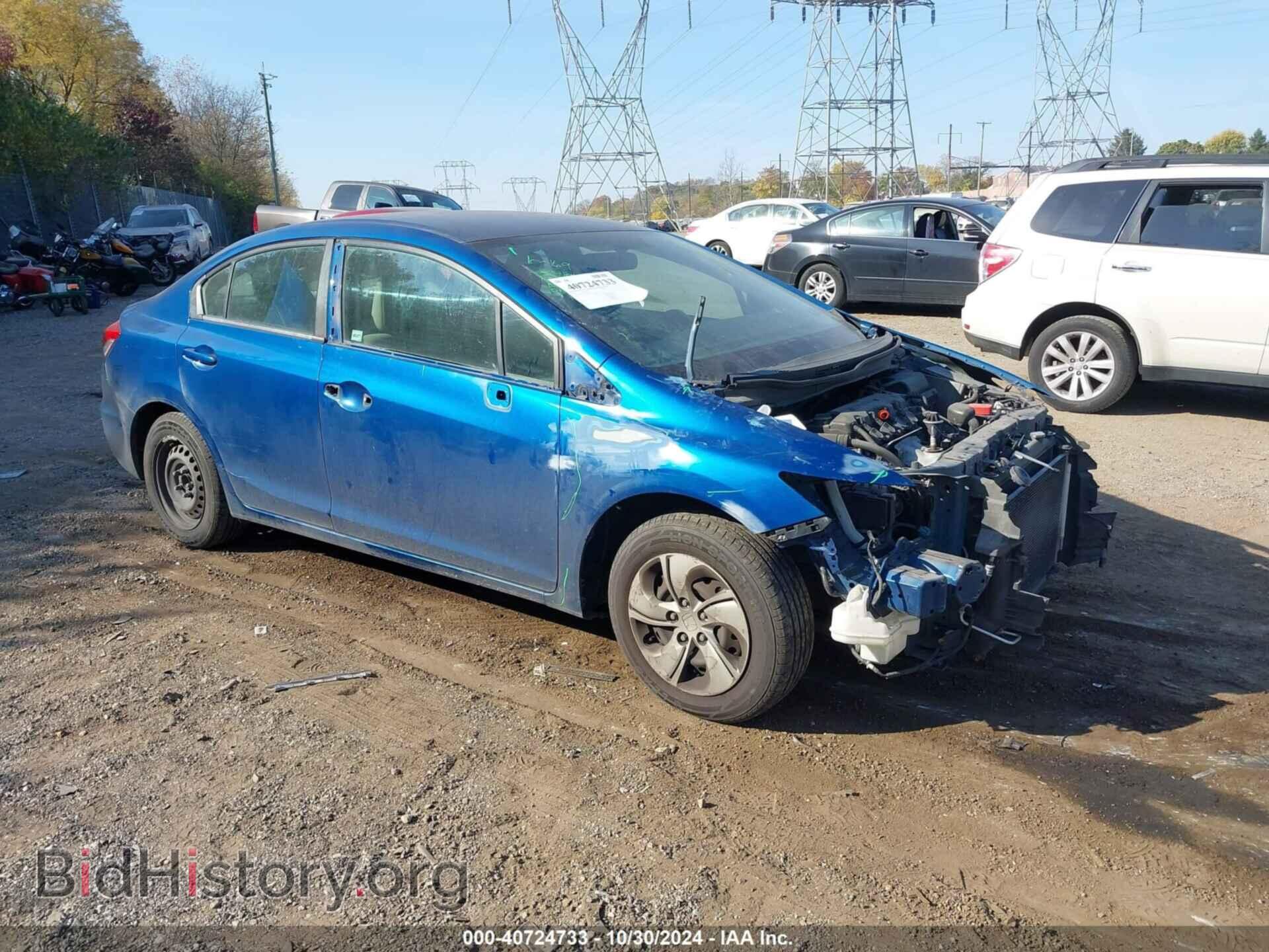 Фотография 2HGFB2F59DH603390 - HONDA CIVIC 2013
