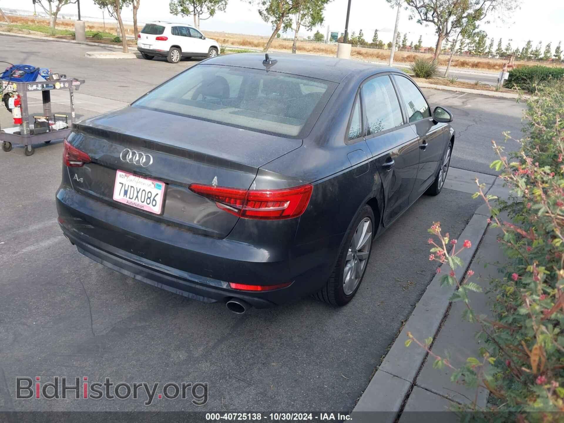 2017 AUDI A4 - VIN: WAUGNAF49HN020162 - Фото 4
