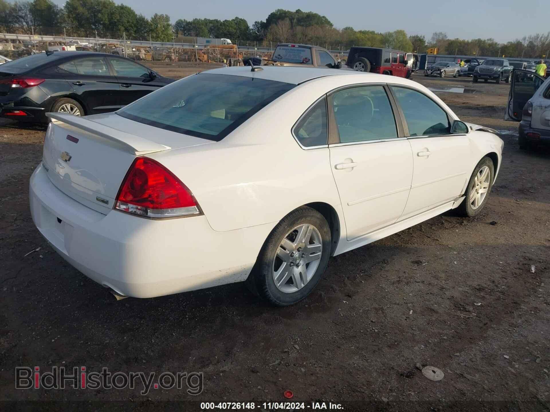 2012 CHEVROLET IMPALA - VIN: 2G1WB5E36C1326696 - Фото 4