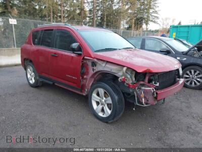 2014 Jeep COMPASS SPORT, красный — VIN 1C4NJCBB2ED732102, IAAI