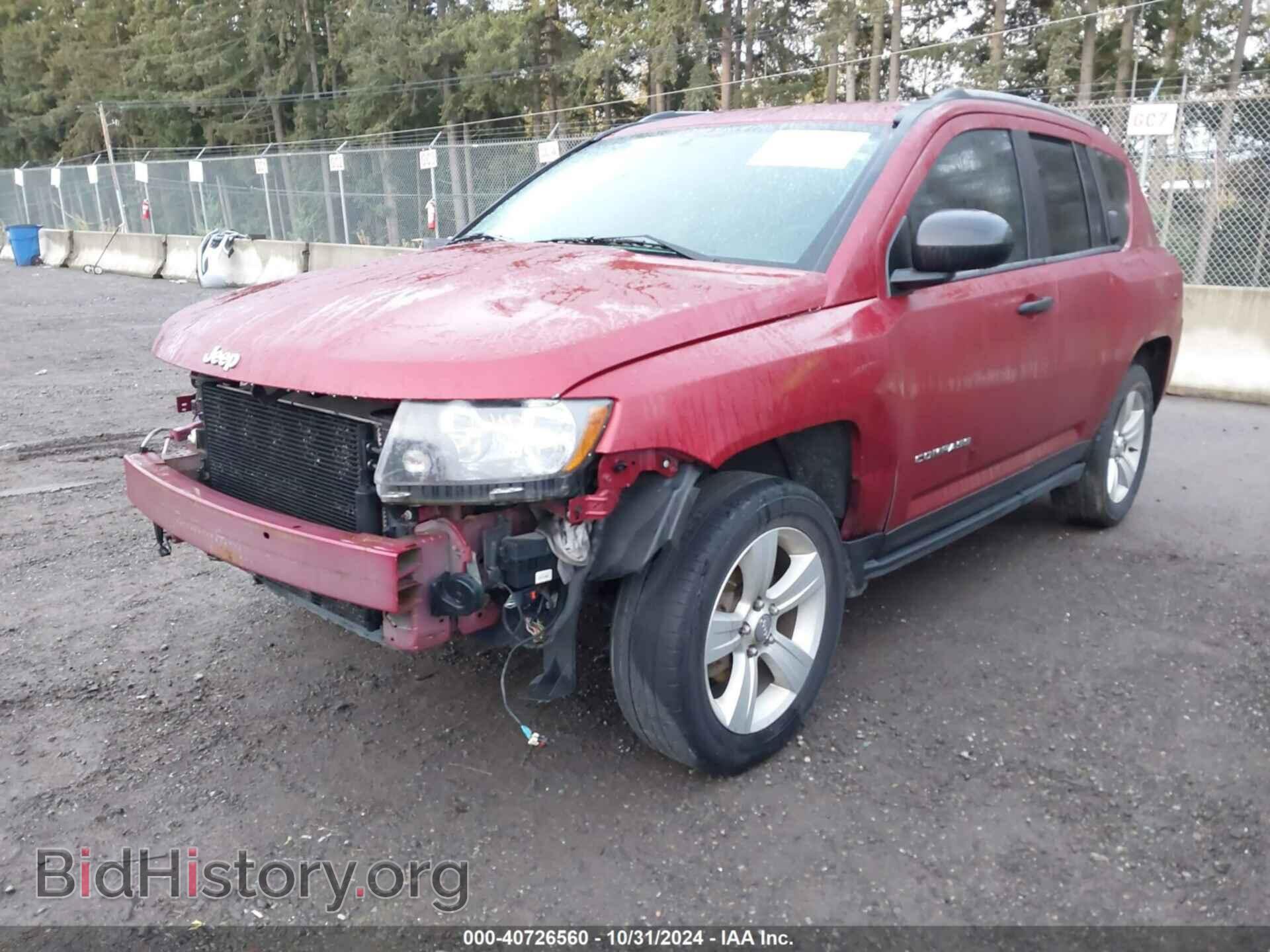 2014 JEEP COMPASS - VIN: 1C4NJCBB2ED732102 - Фото 2