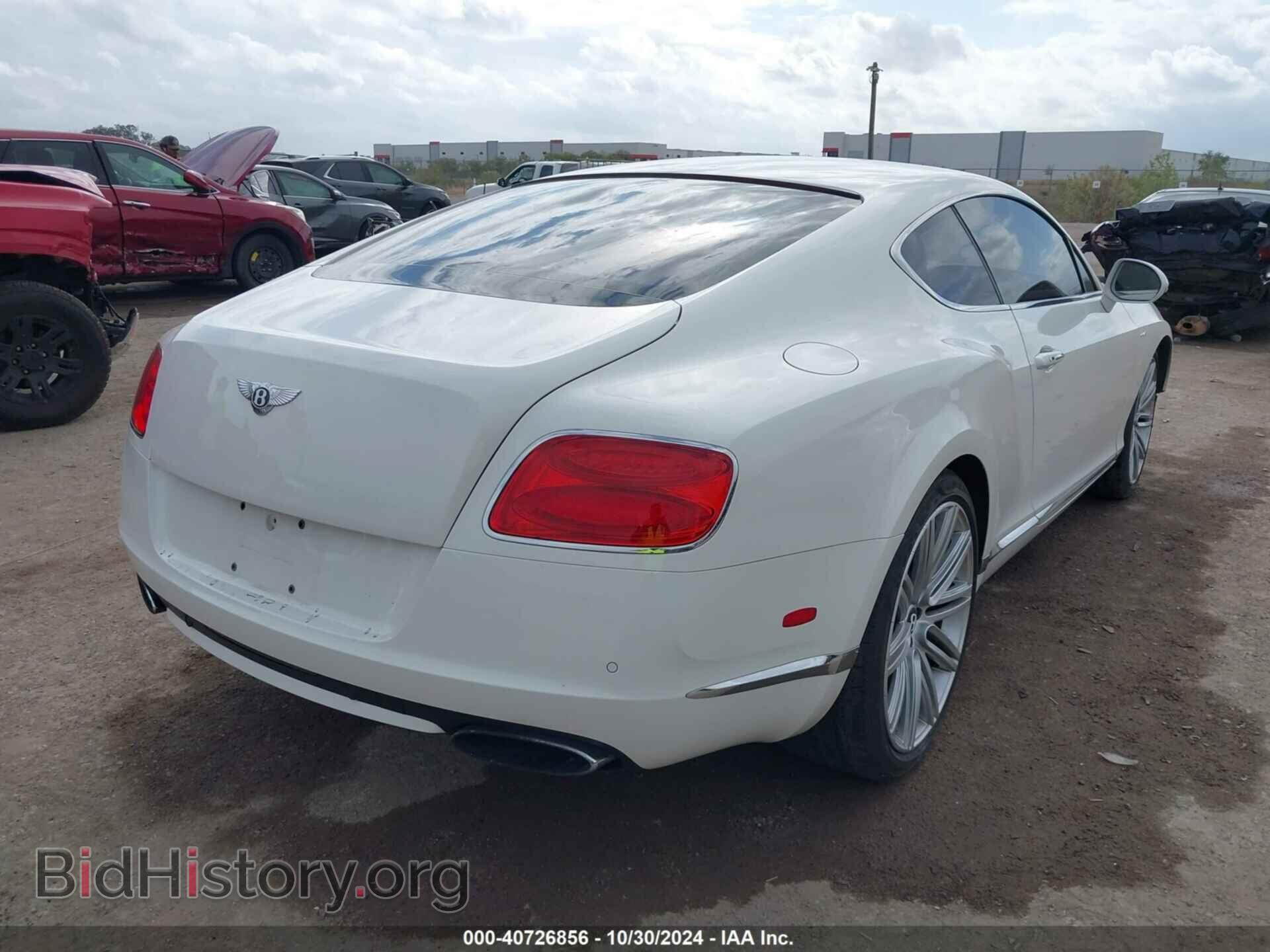 2013 BENTLEY CONTINENTAL GT - VIN: SCBFC7ZAXDC083157 - Фото 4