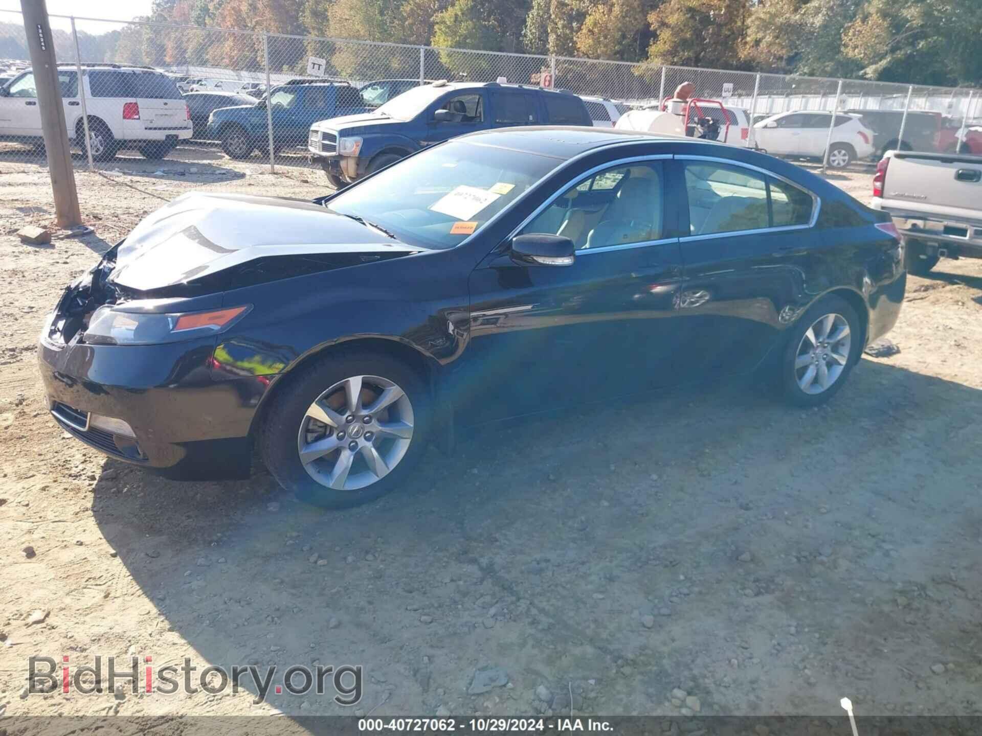 2012 ACURA TL - VIN: 19UUA8F20CA039483 - Фото 2