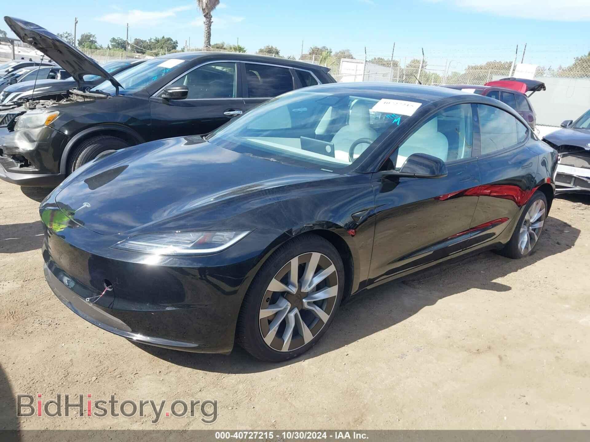 2024 TESLA MODEL 3 - VIN: 5YJ3E1EB0RF792938 - Фото 2