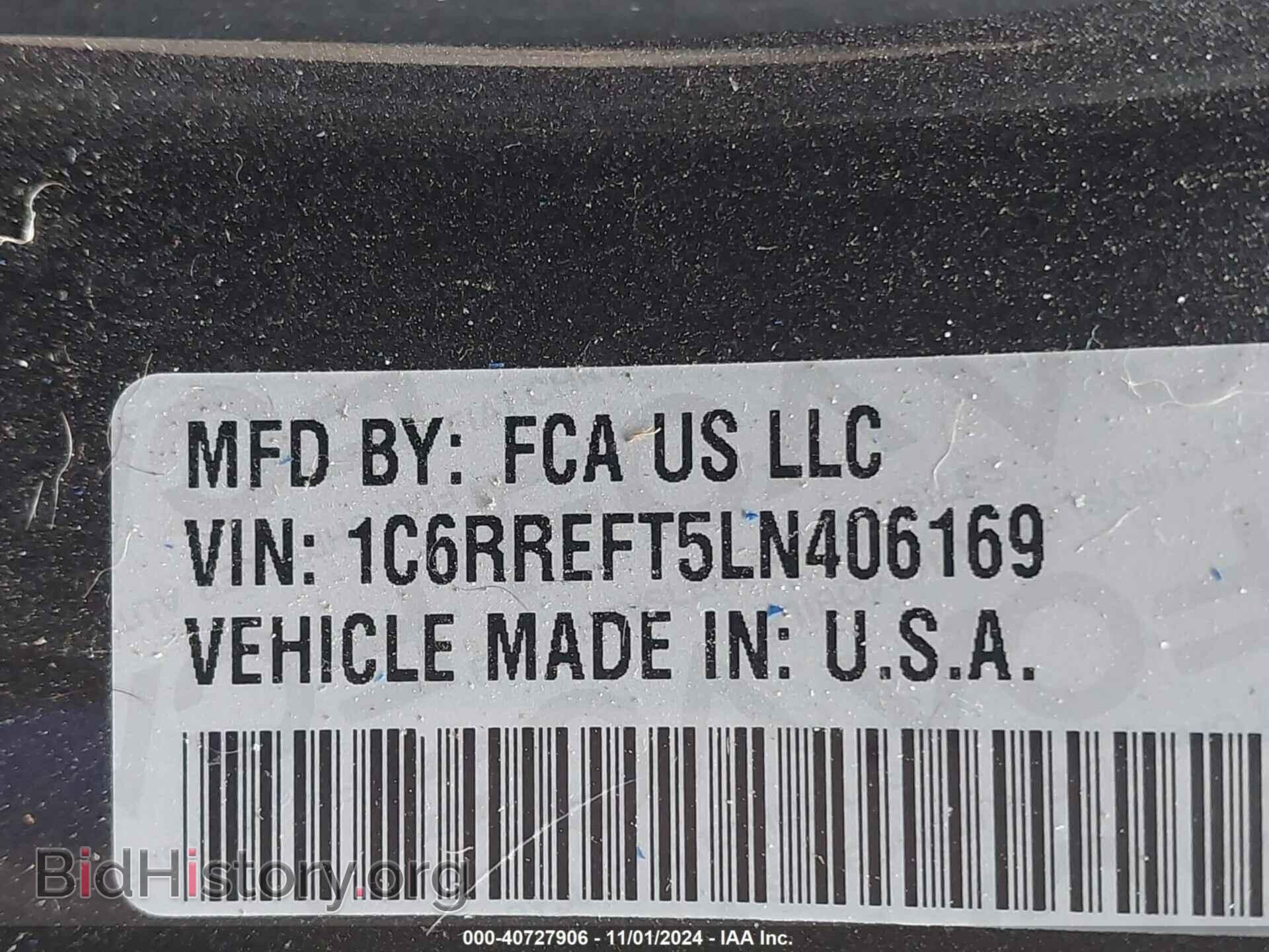 2020 RAM 1500 - VIN: 1C6RREFT5LN406169 - Фото 9