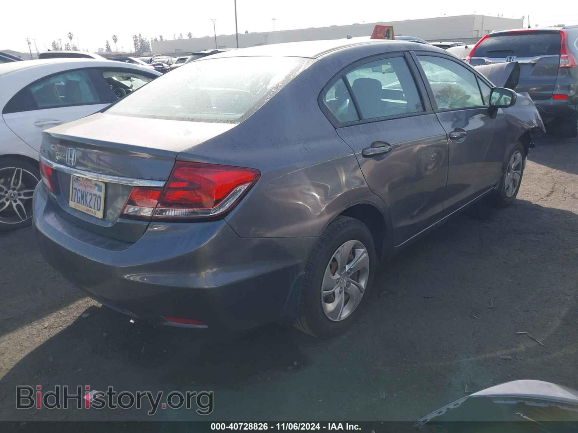 2014 HONDA CIVIC - VIN: 19XFB2F58EE256601 - Фото 4