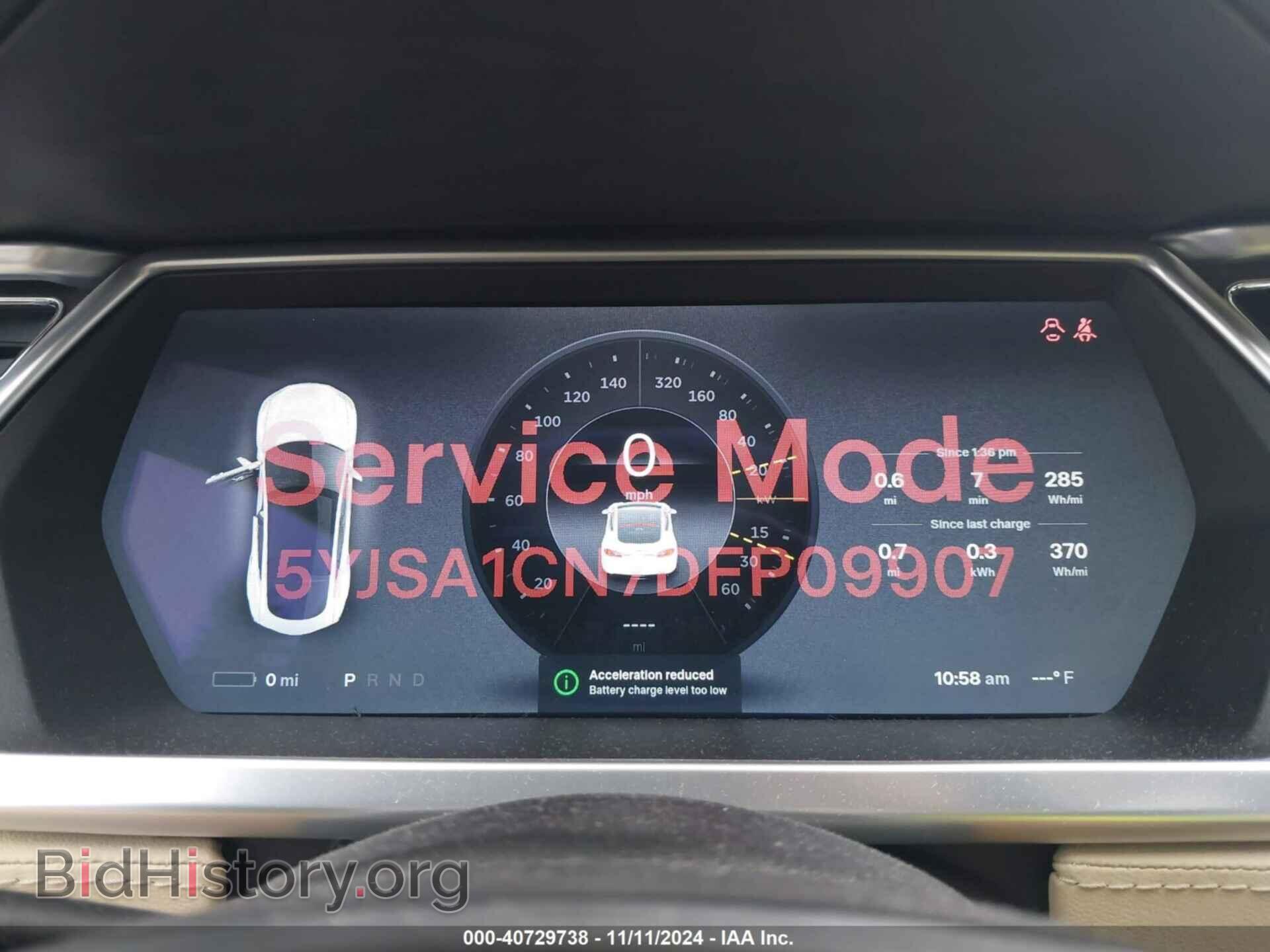 2013 TESLA MODEL S - VIN: 5YJSA1CN7DFP09907 - Photo 7
