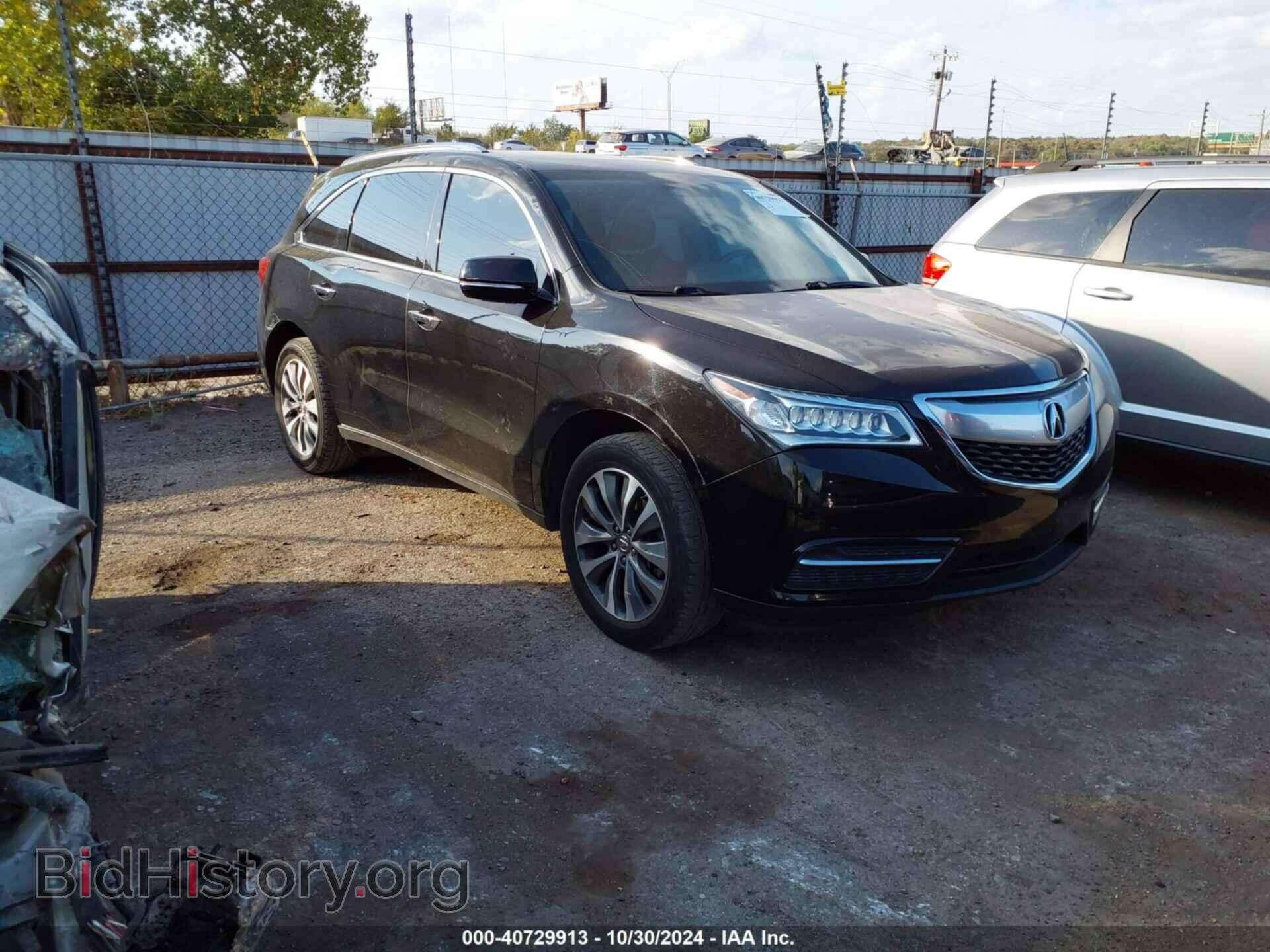 Фотография 5FRYD4H42EB046166 - ACURA MDX 2014