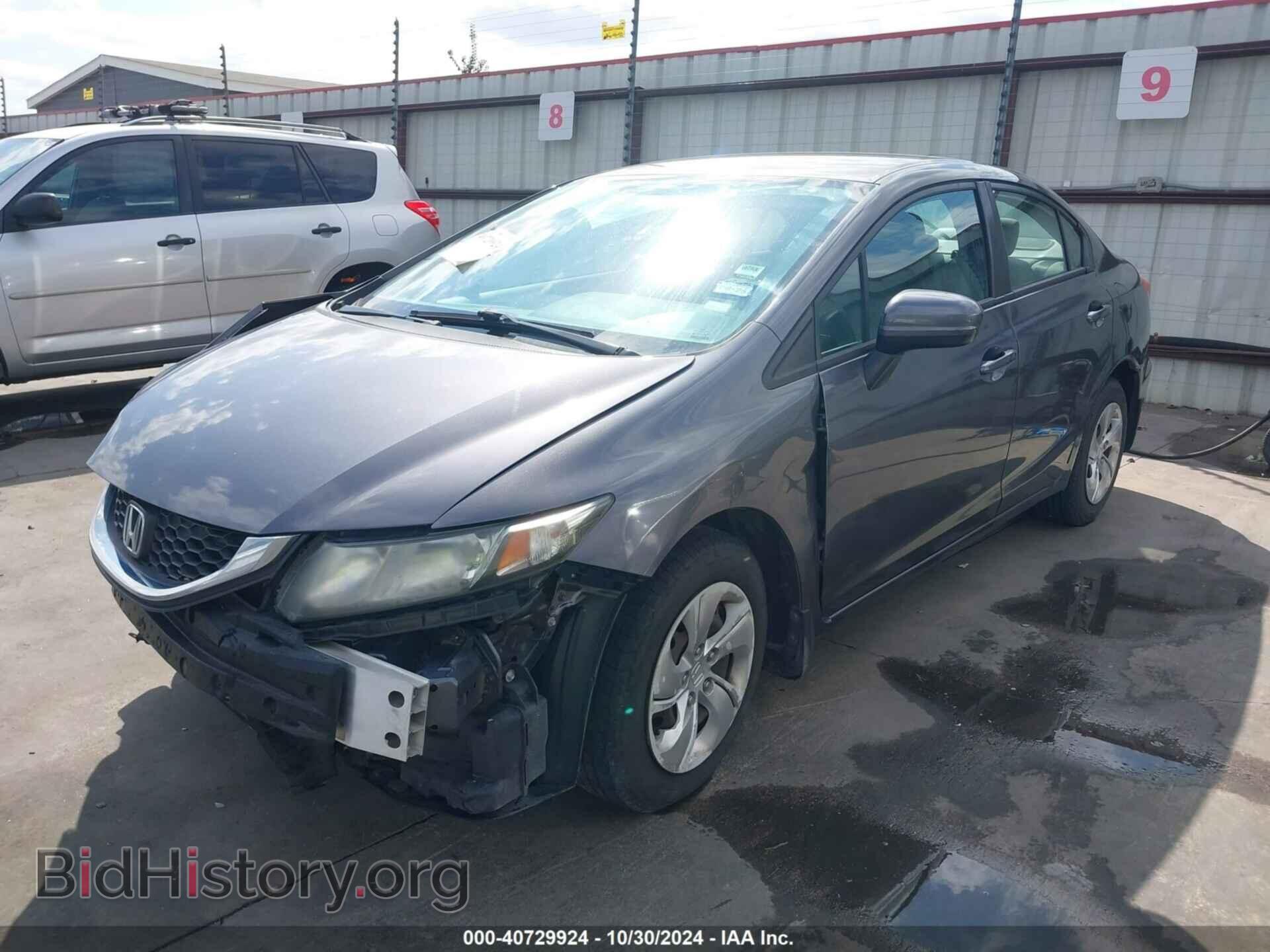 2014 HONDA CIVIC - VIN: 19XFB2F50EE003871 - Фото 2