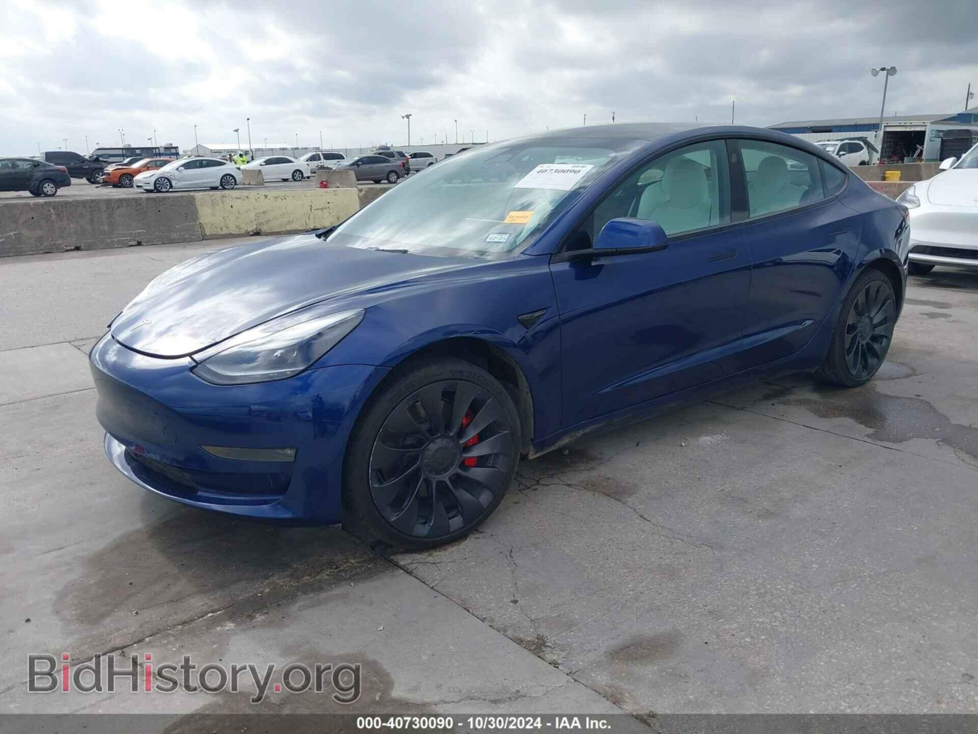 2022 TESLA MODEL 3 - VIN: 5YJ3E1EC8NF163172 - Фото 2