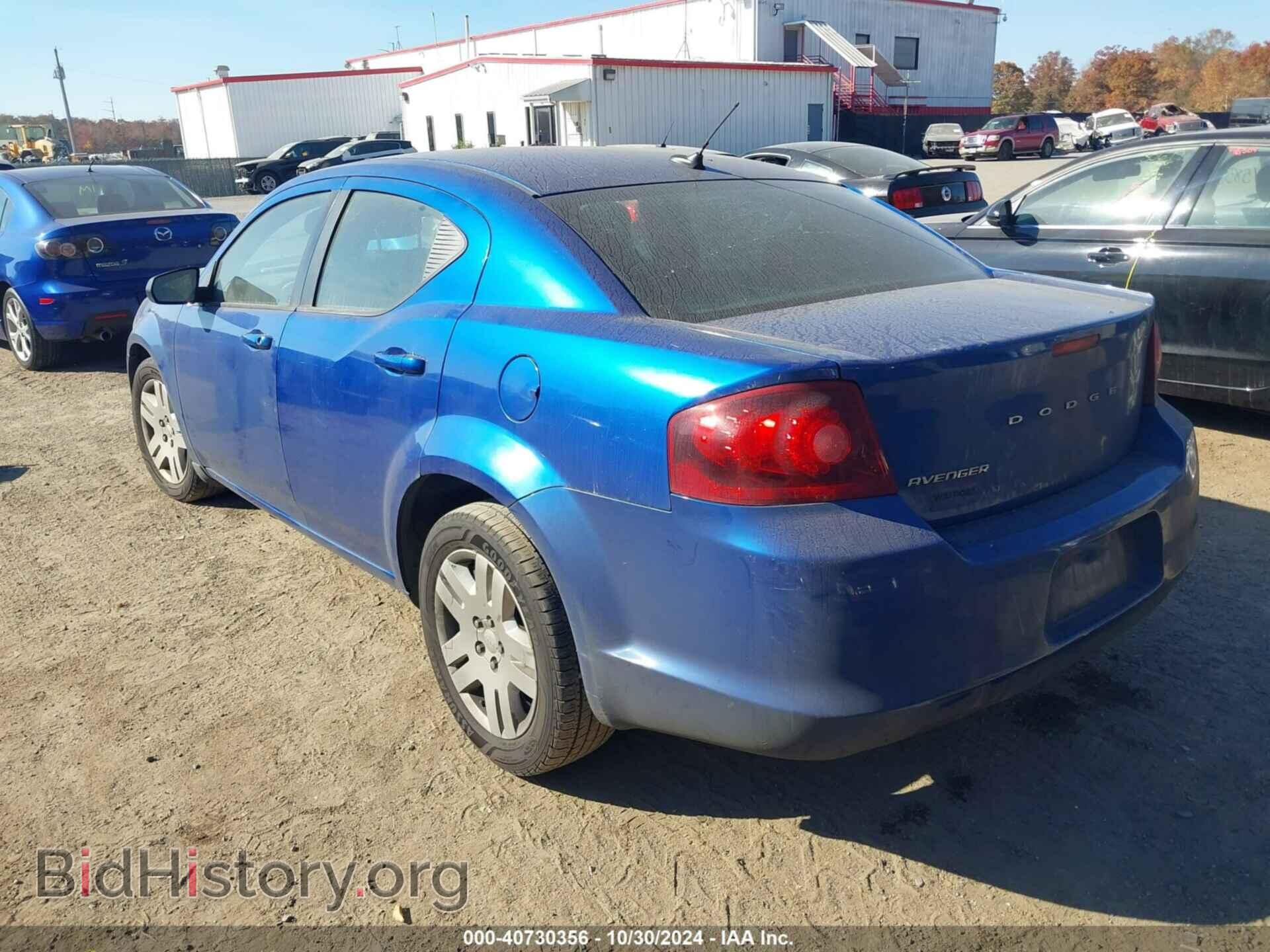 2013 DODGE AVENGER - VIN: 1C3CDZAB5DN541337 - Фото 3