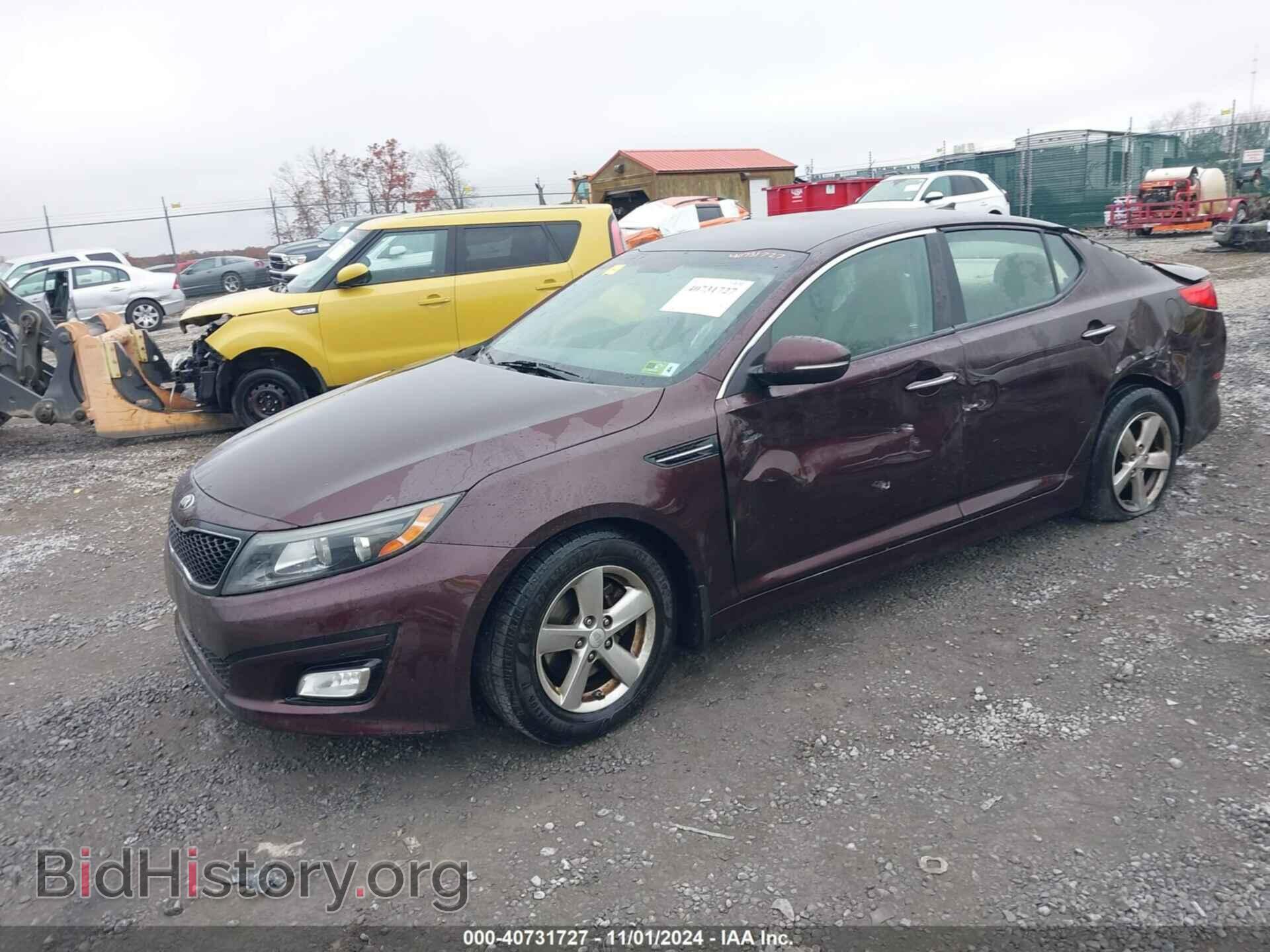 2015 KIA OPTIMA - VIN: 5XXGM4A73FG472917 - Фото 2