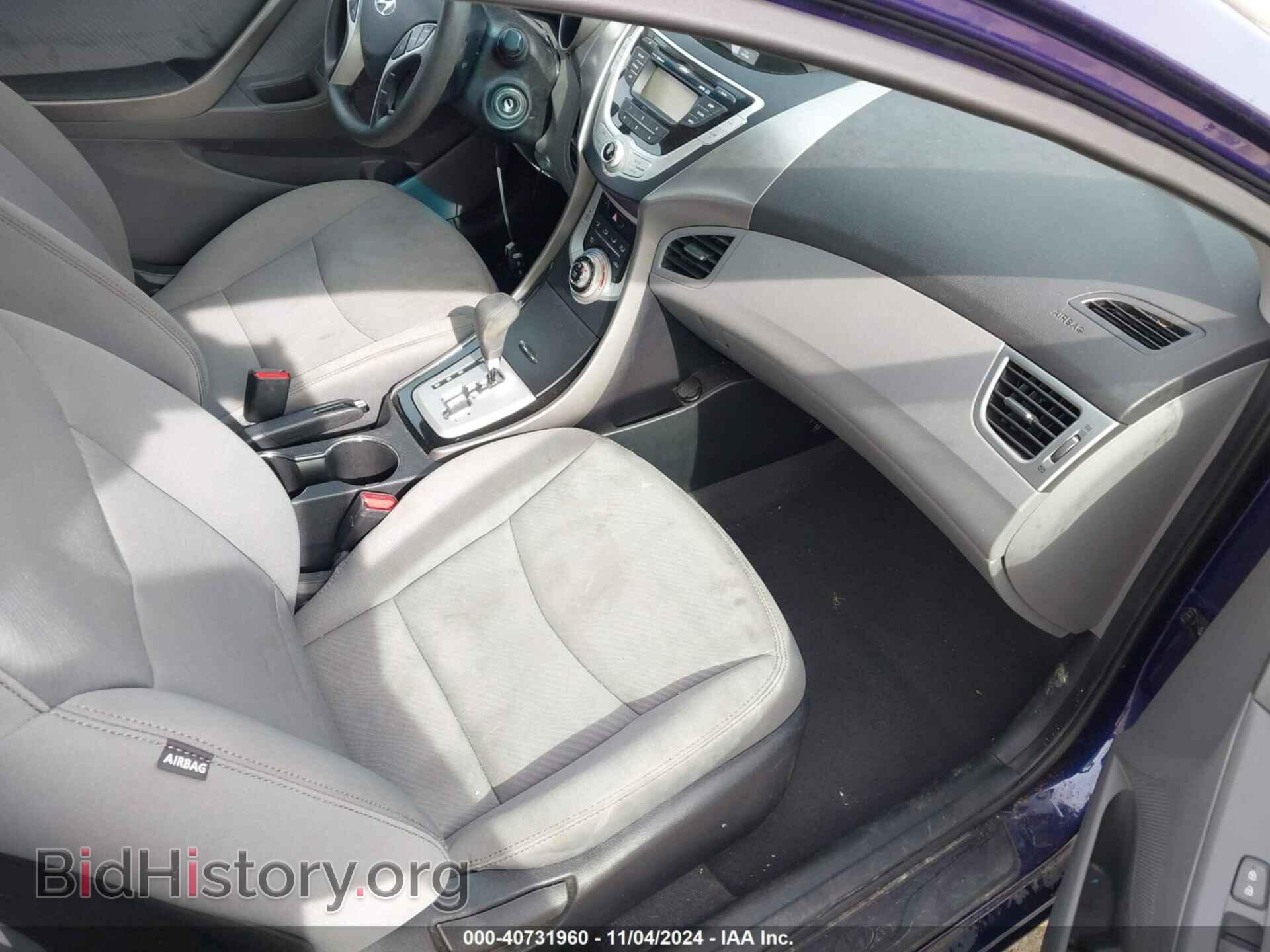 2012 HYUNDAI ELANTRA - VIN: 5NPDH4AE4CH109421 - Фото 5
