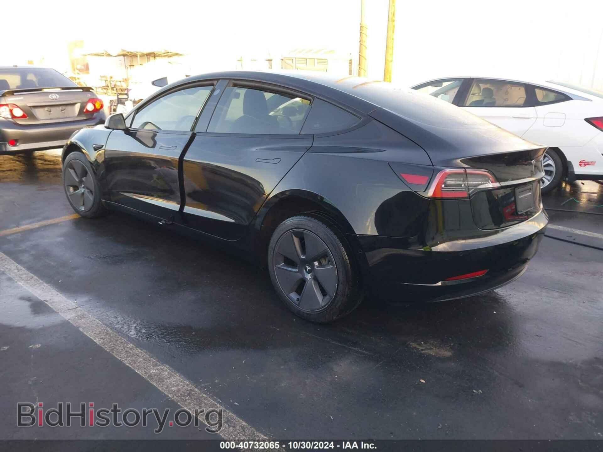 2022 TESLA MODEL 3 - VIN: 5YJ3E1EA2NF337221 - Фото 3