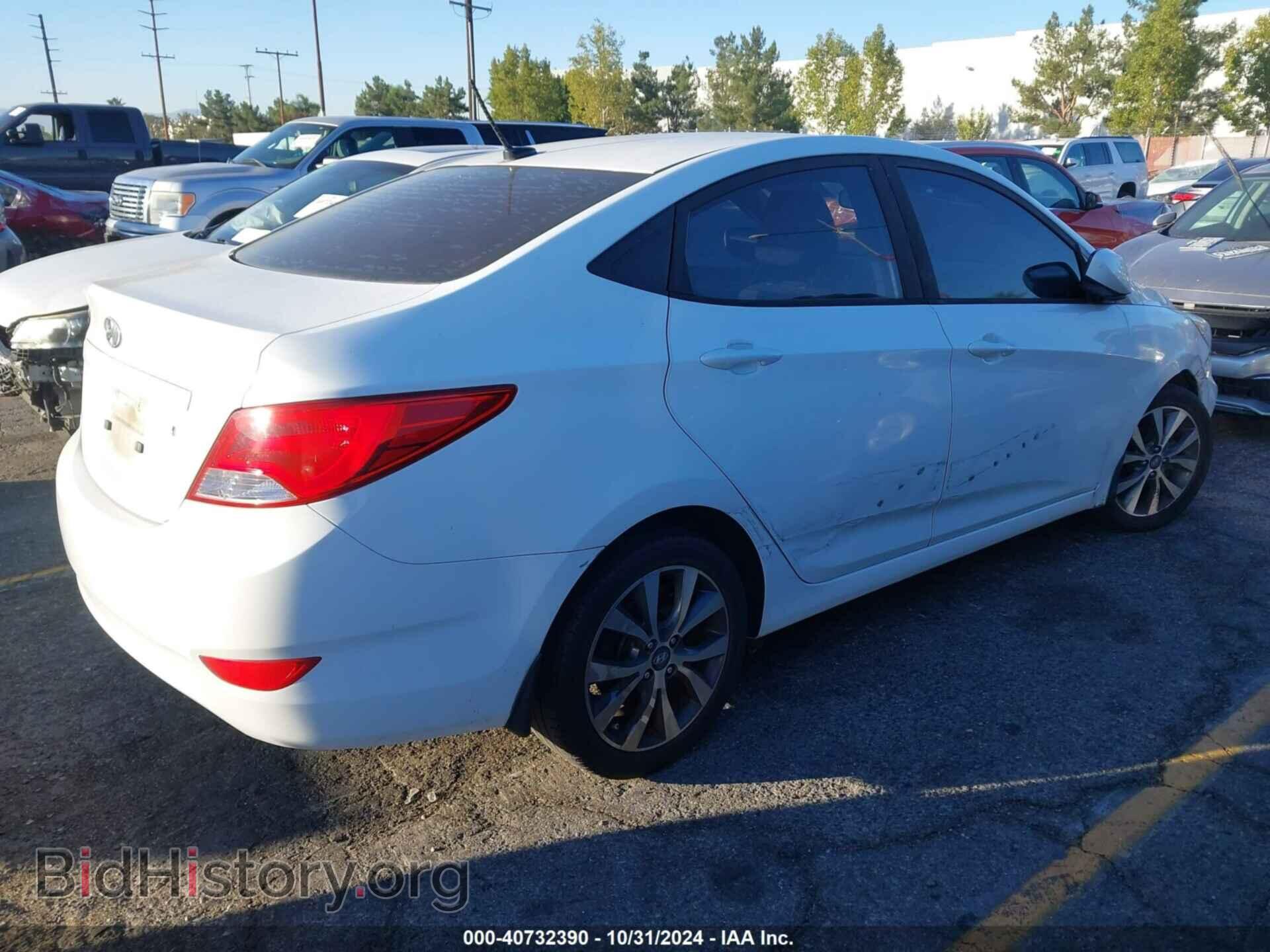 2017 HYUNDAI ACCENT - VIN: KMHCT4AE2HU347884 - Фото 4