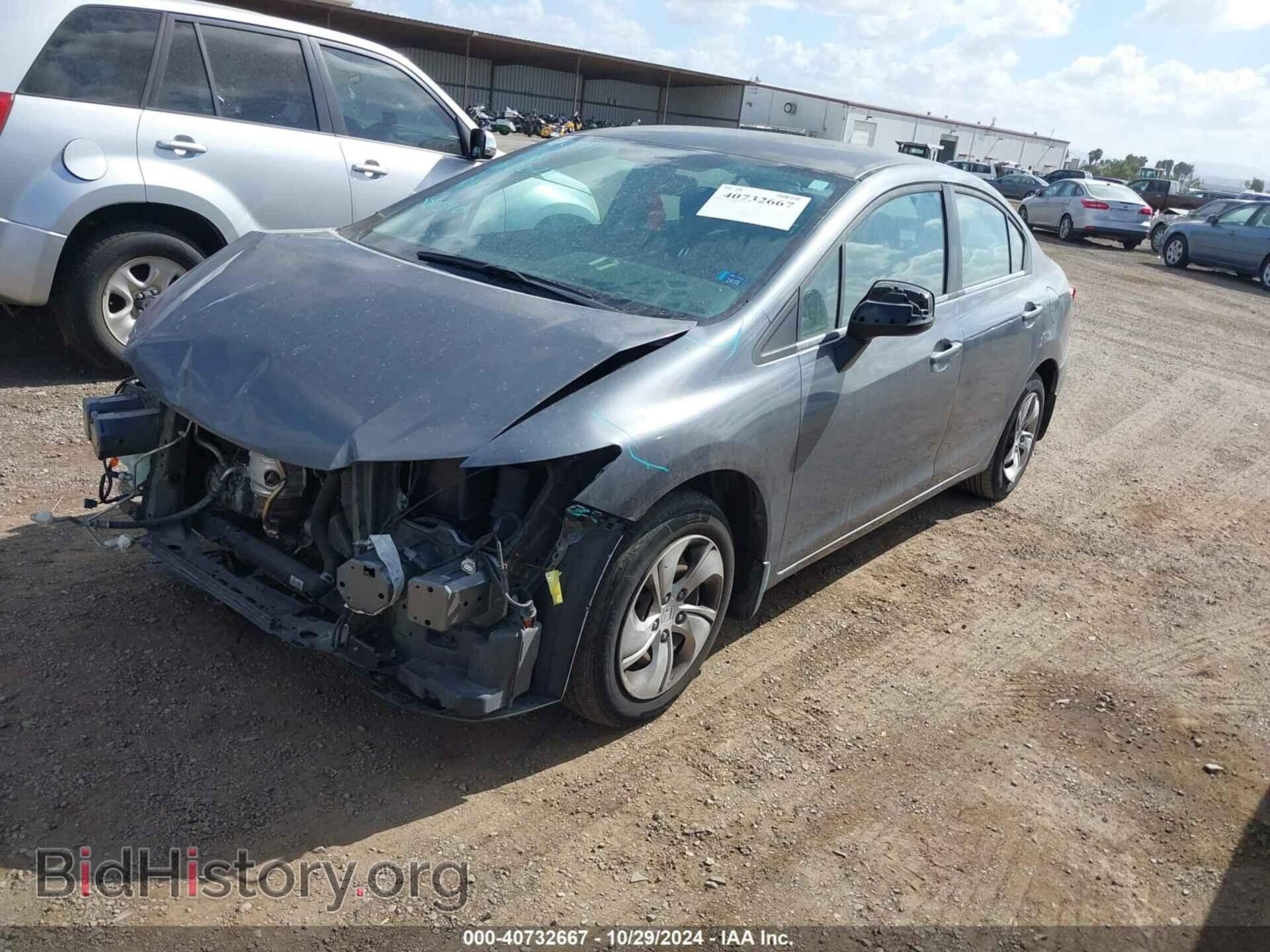 2013 HONDA CIVIC - VIN: 19XFB2F52DE280181 - Фото 2