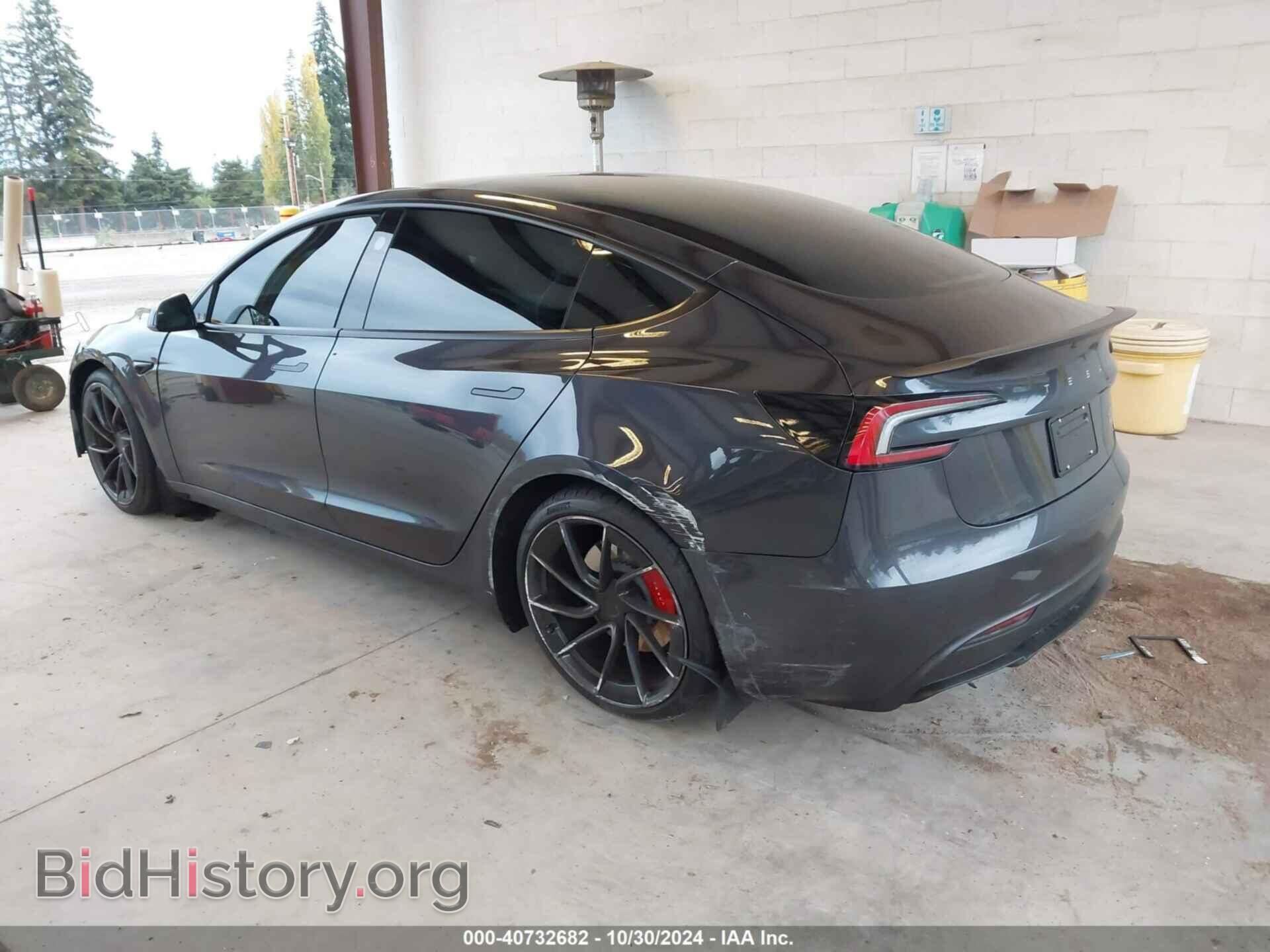 2024 TESLA MODEL 3 - VIN: 5YJ3E1ET2RF842716 - Photo 3