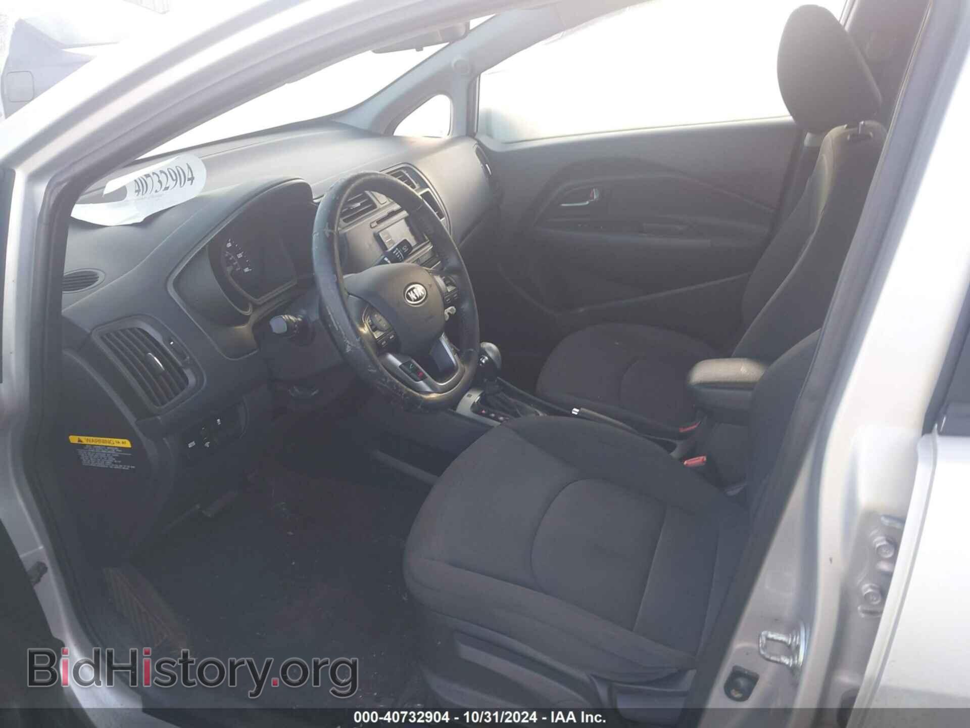 2012 KIA RIO - VIN: KNADN4A34C6056427 - Фото 5