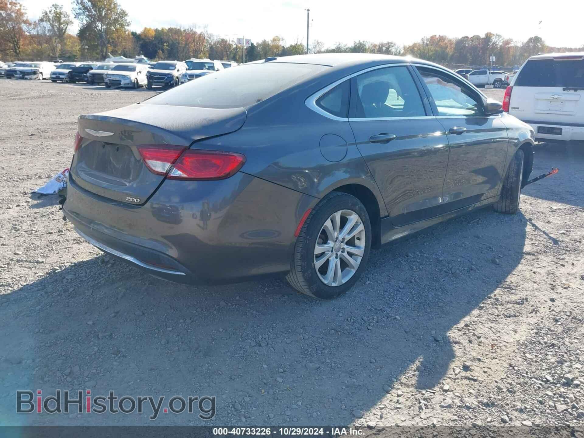 2016 CHRYSLER 200 - VIN: 1C3CCCAB5GN164416 - Фото 4