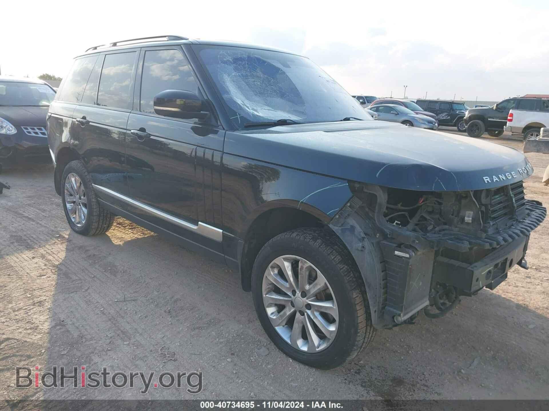 Фотография SALGS2KF3GA248066 - LAND ROVER RANGE ROVER 2016