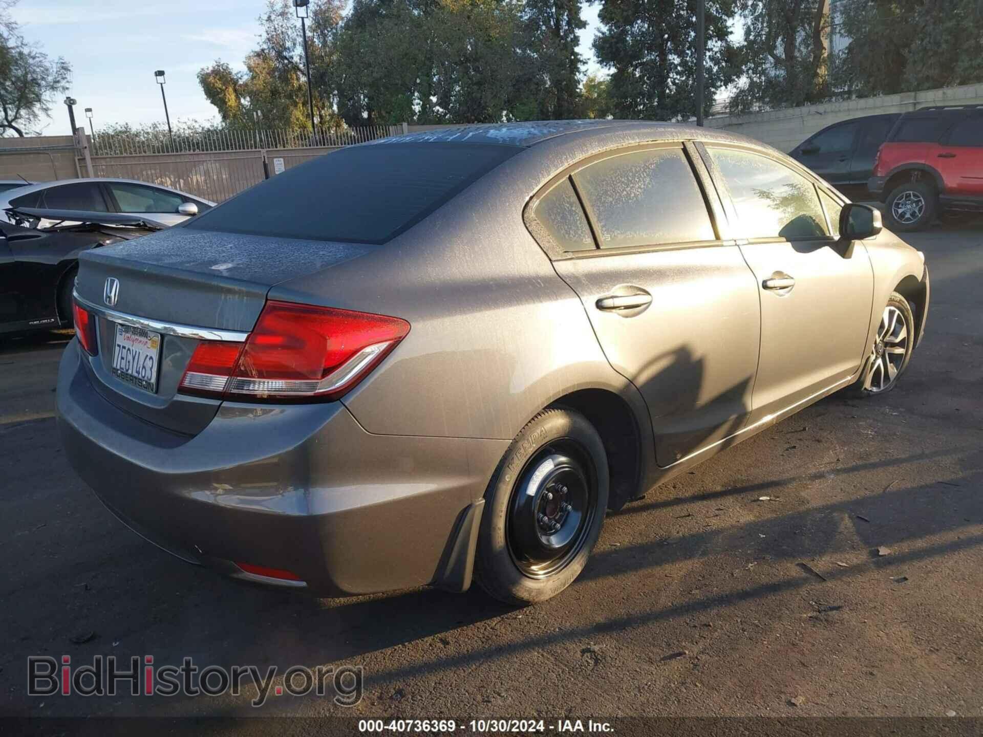 2013 HONDA CIVIC - VIN: 19XFB2F80DE277239 - Фото 4