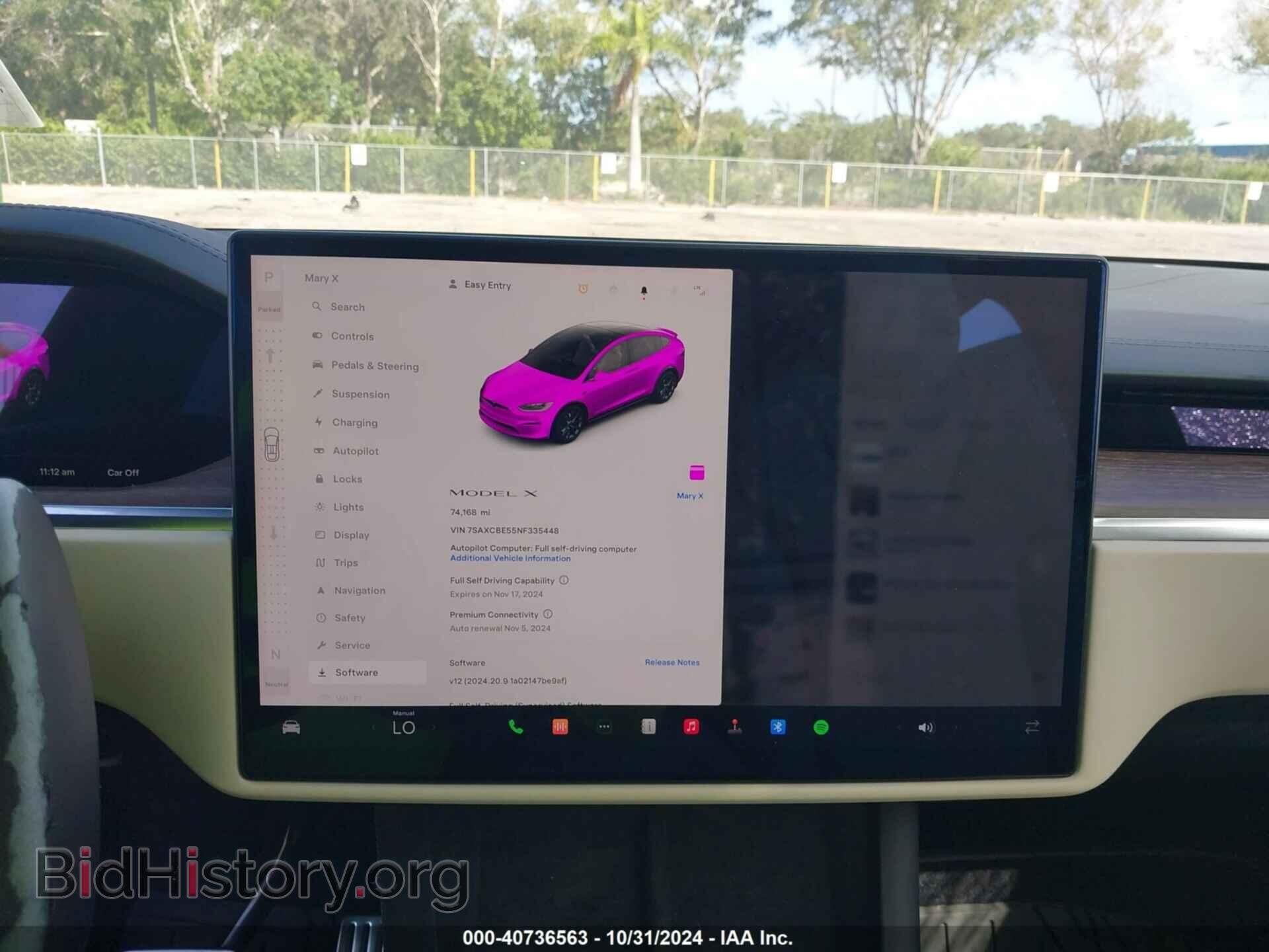 2022 TESLA MODEL X - VIN: 7SAXCBE55NF335448 - Фото 17