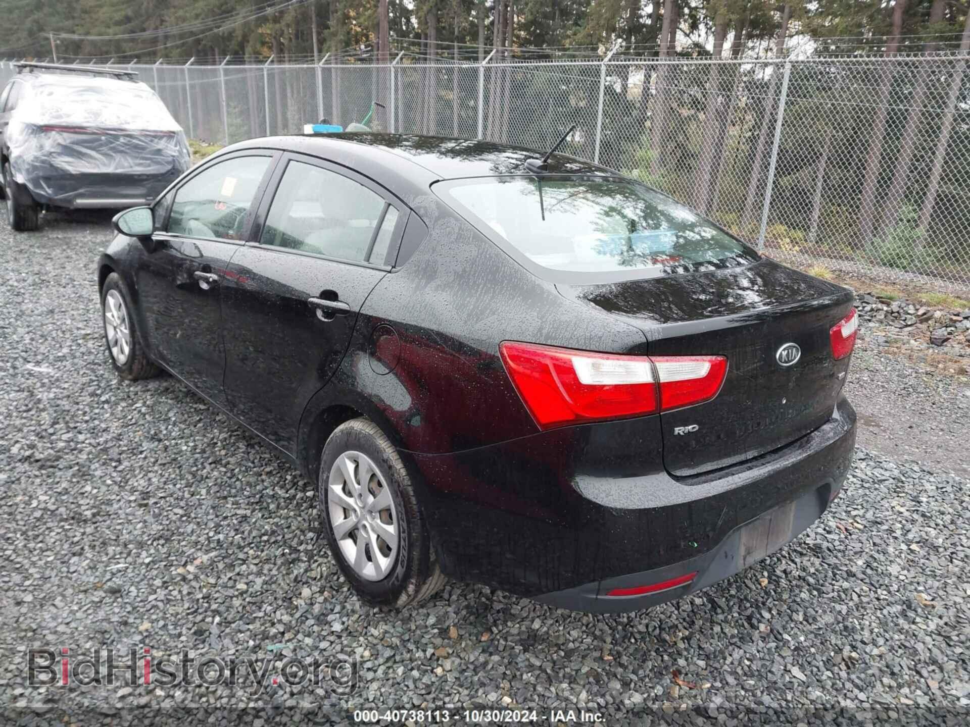2013 KIA RIO - VIN: KNADM4A34D6099704 - Фото 3