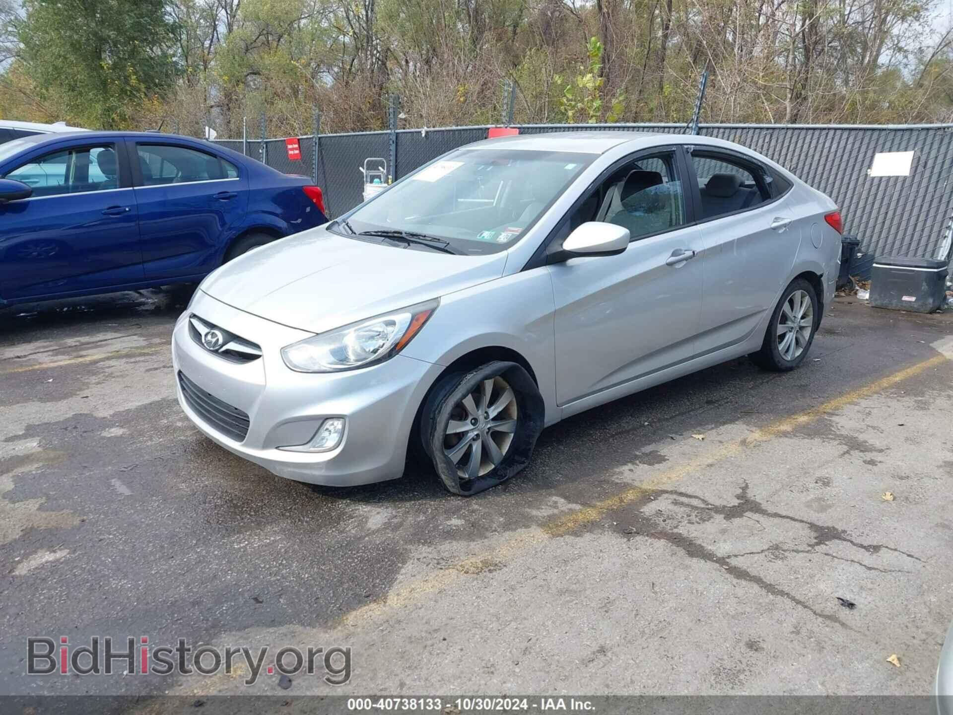 2013 HYUNDAI ACCENT - VIN: KMHCU4AE4DU436279 - Фото 2