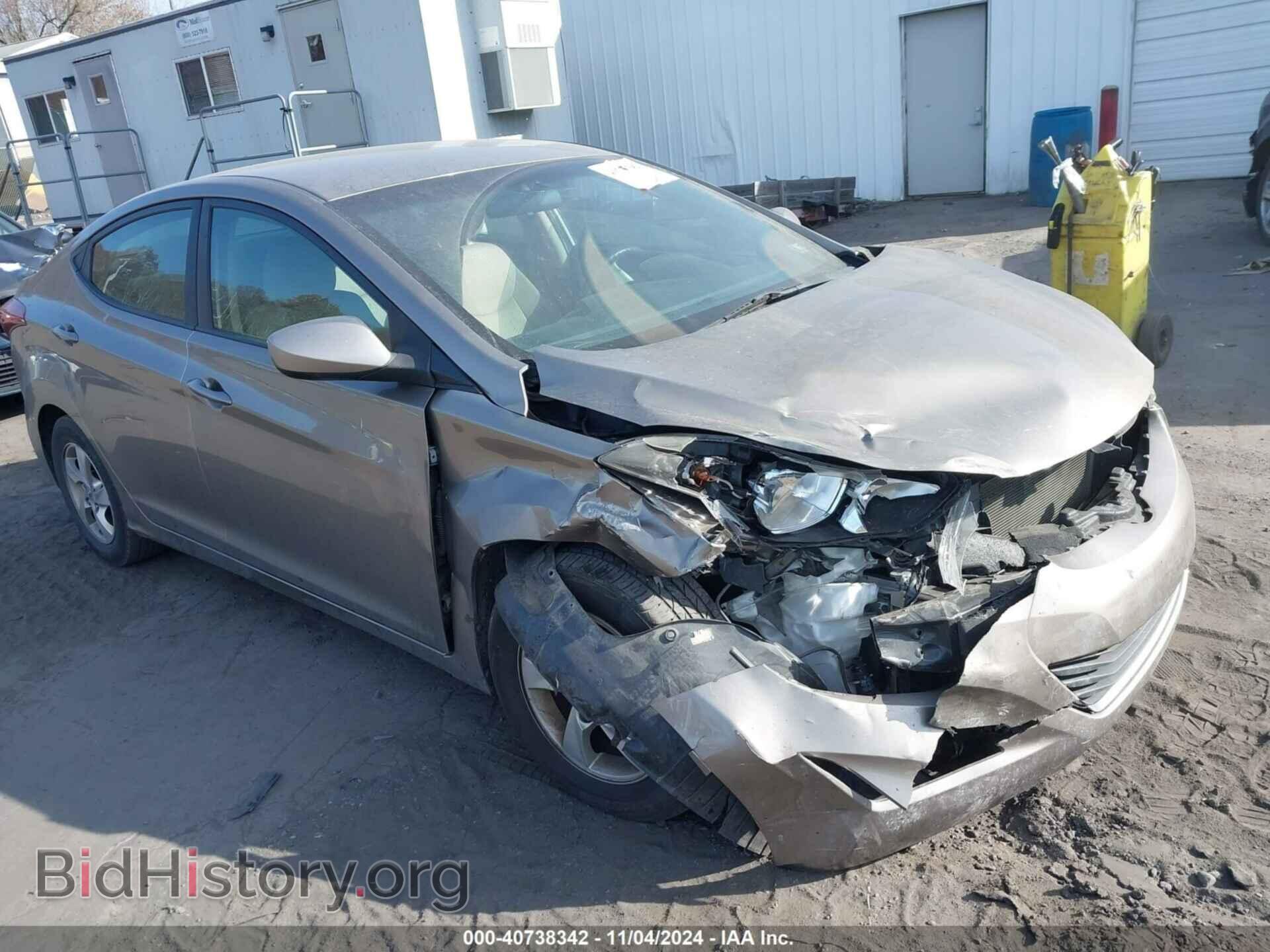 Photo 5NPDH4AE3EH520733 - HYUNDAI ELANTRA 2014