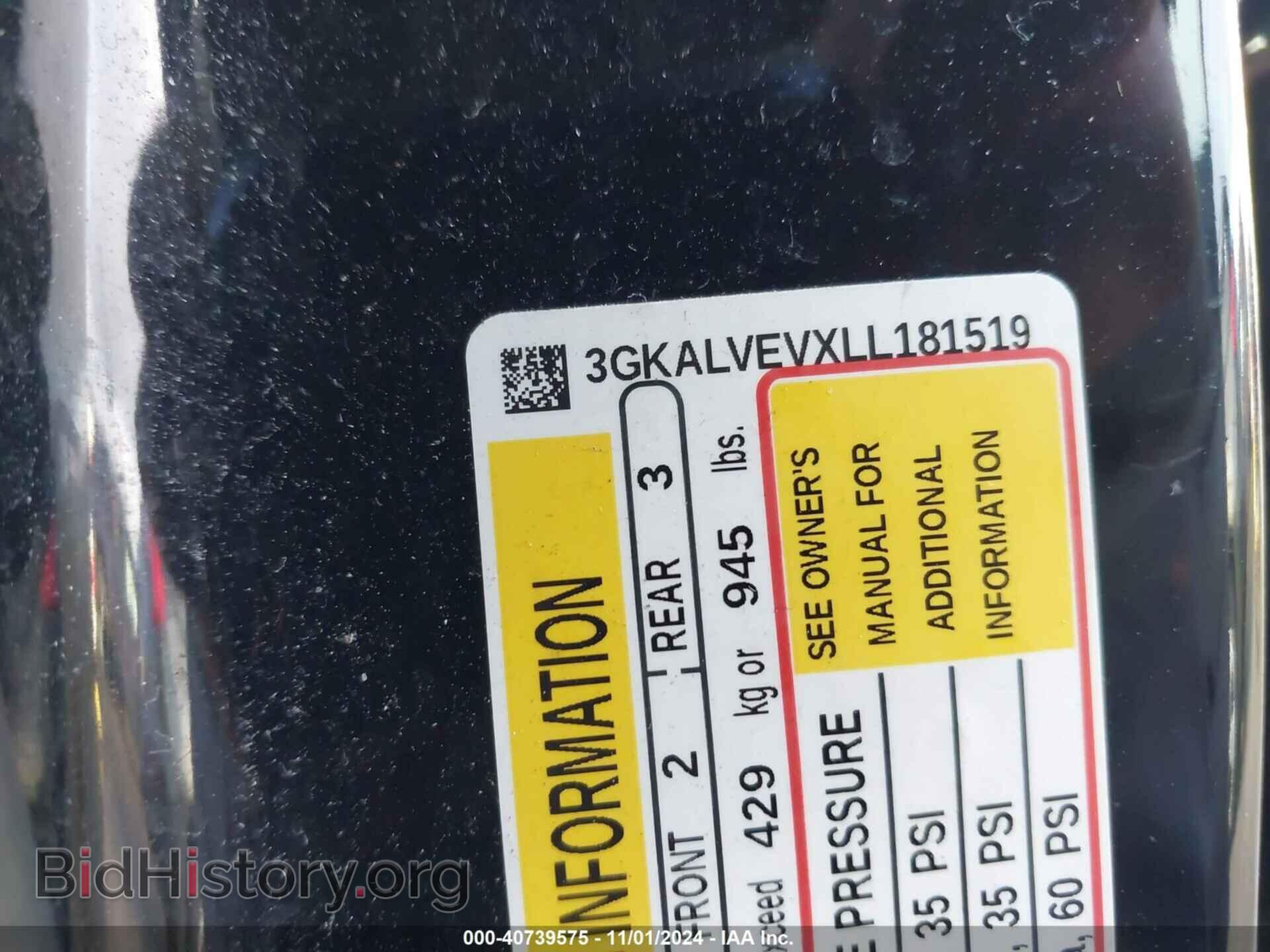 2020 GMC TERRAIN - VIN: 3GKALVEVXLL181519 - Photo 9