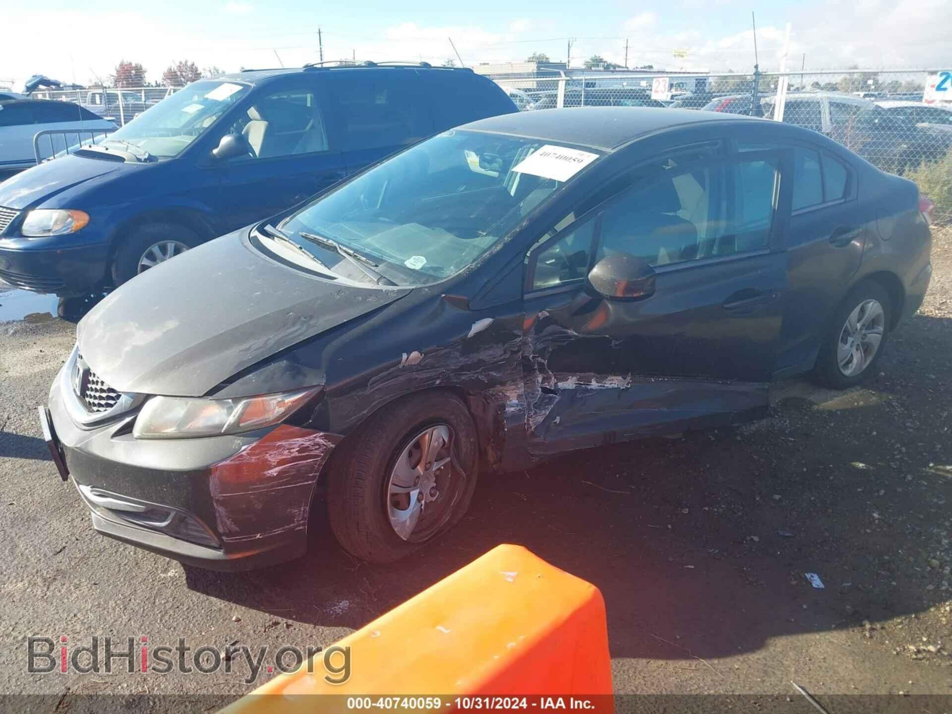 2013 HONDA CIVIC - VIN: 19XFB2F53DE201939 - Фото 2