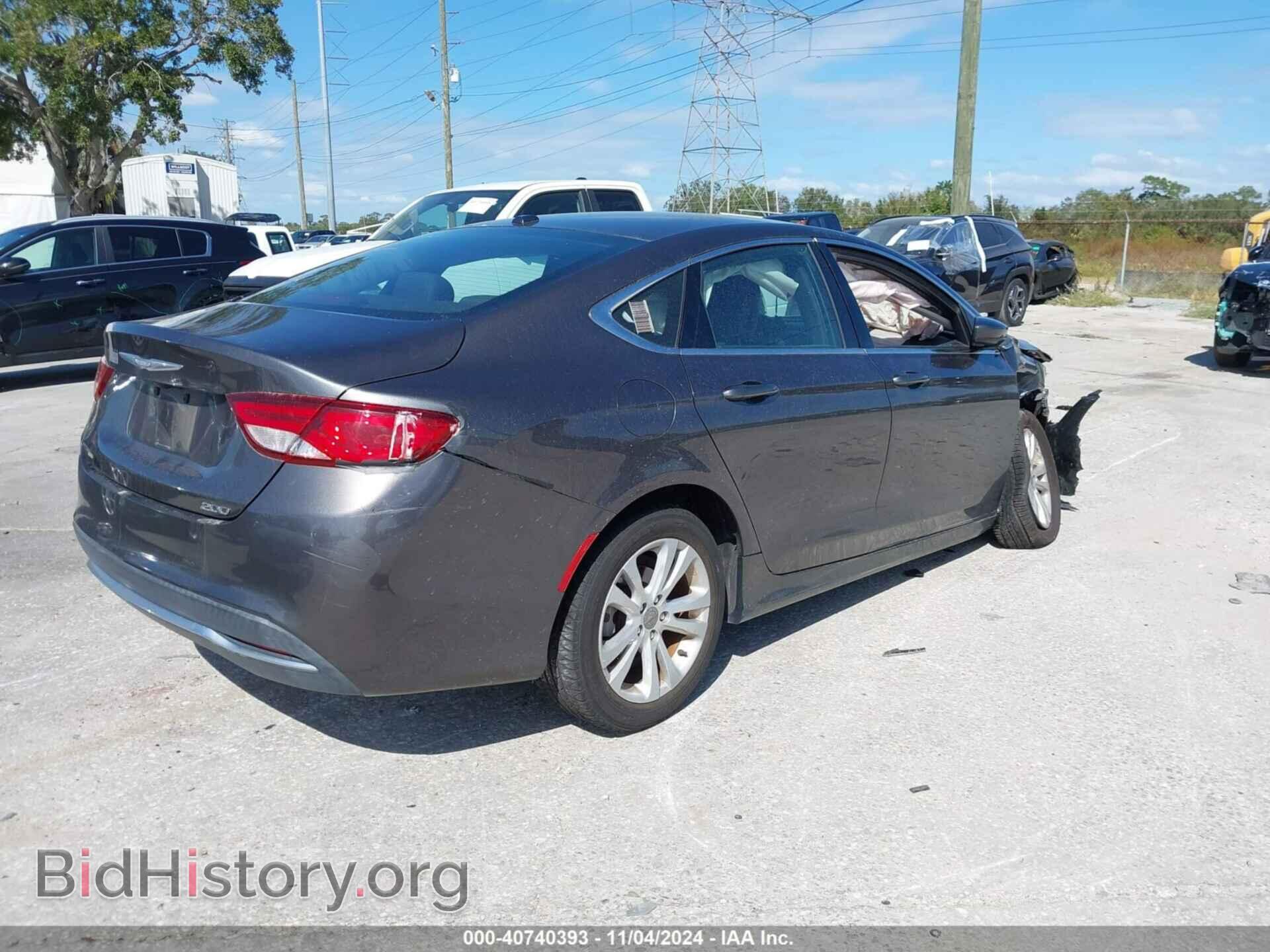 2016 CHRYSLER 200 - VIN: 1C3CCCAB1GN106125 - Фото 4