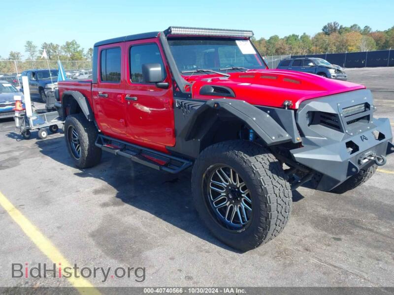 2020 Jeep GLADIATOR Overland (VIN 1C6HJTFG8LL104834) — фото 1 из 16, IAAI, повреждение: нормальный износ