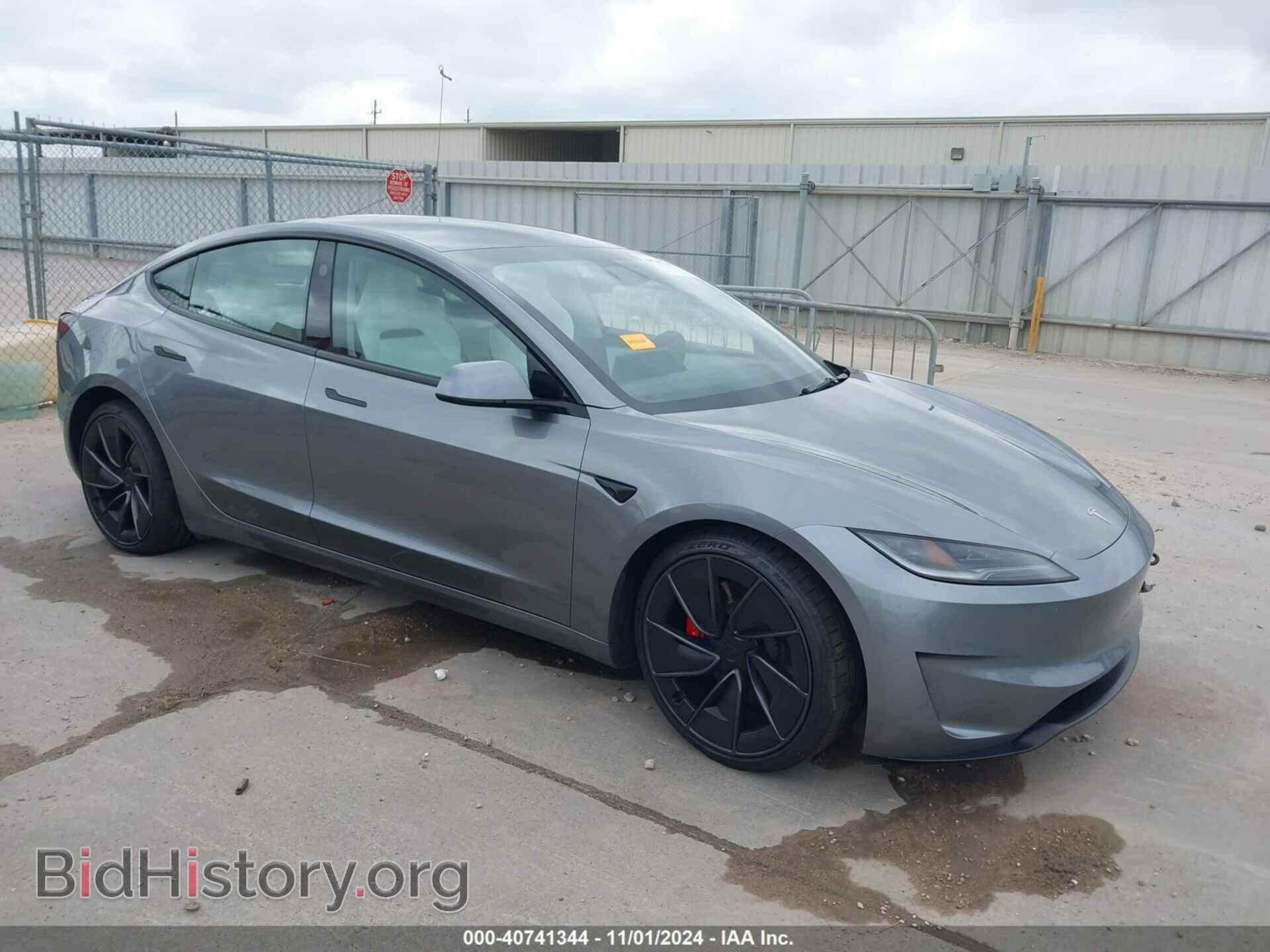 Photo 5YJ3E1ET9RF848447 - TESLA MODEL 3 2024