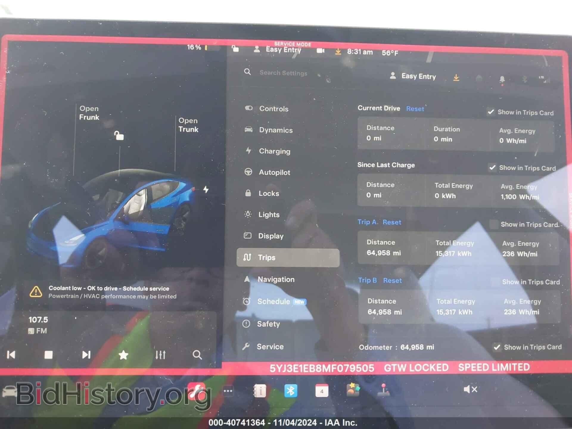 2021 TESLA MODEL 3 - VIN: 5YJ3E1EB8MF079505 - Photo 7