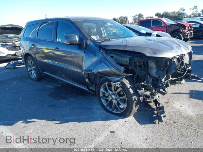 2014 Dodge DURANGO R/T (VIN 1C4SDHCTXEC596578) — фото 1 из 17, IAAI, повреждение: передняя часть